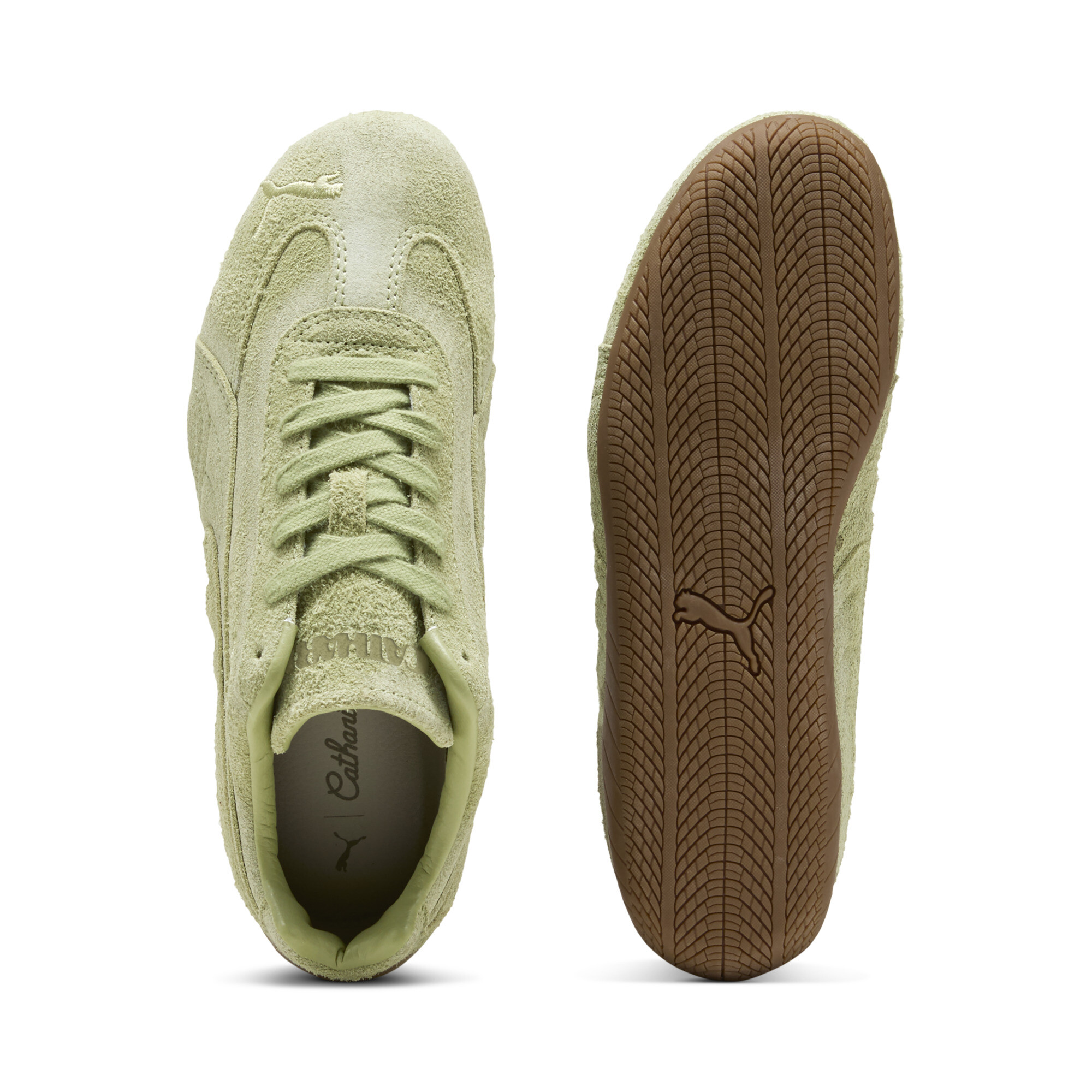 PUMA x DANIËLLE CATHARI Speedcat verwassen sneakers Uniseks, Groen, Maat 41 thumbnail 4