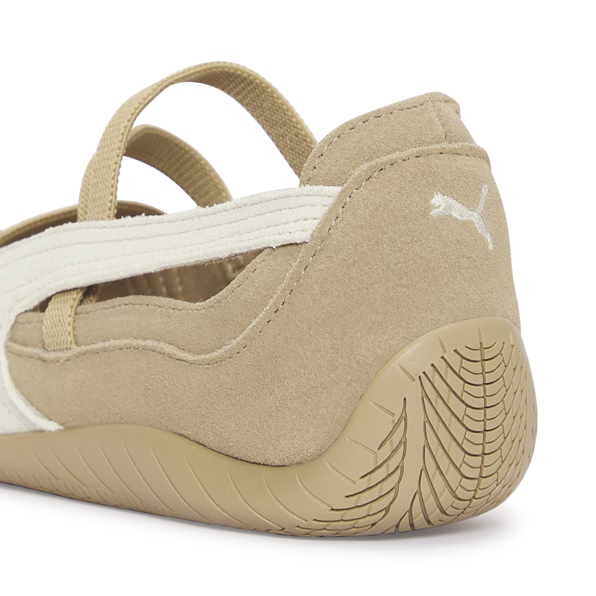 PUMA Speedcat Suede Cafe Ballet sneakers voor Dames, Wit, Maat 40 thumbnail 5