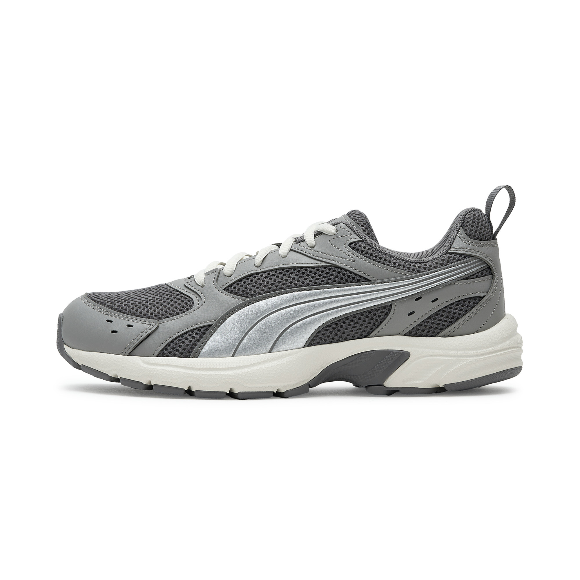 PUMA Sneakersy unisex Milenio Tech Light, Buty, Szary, 44.5