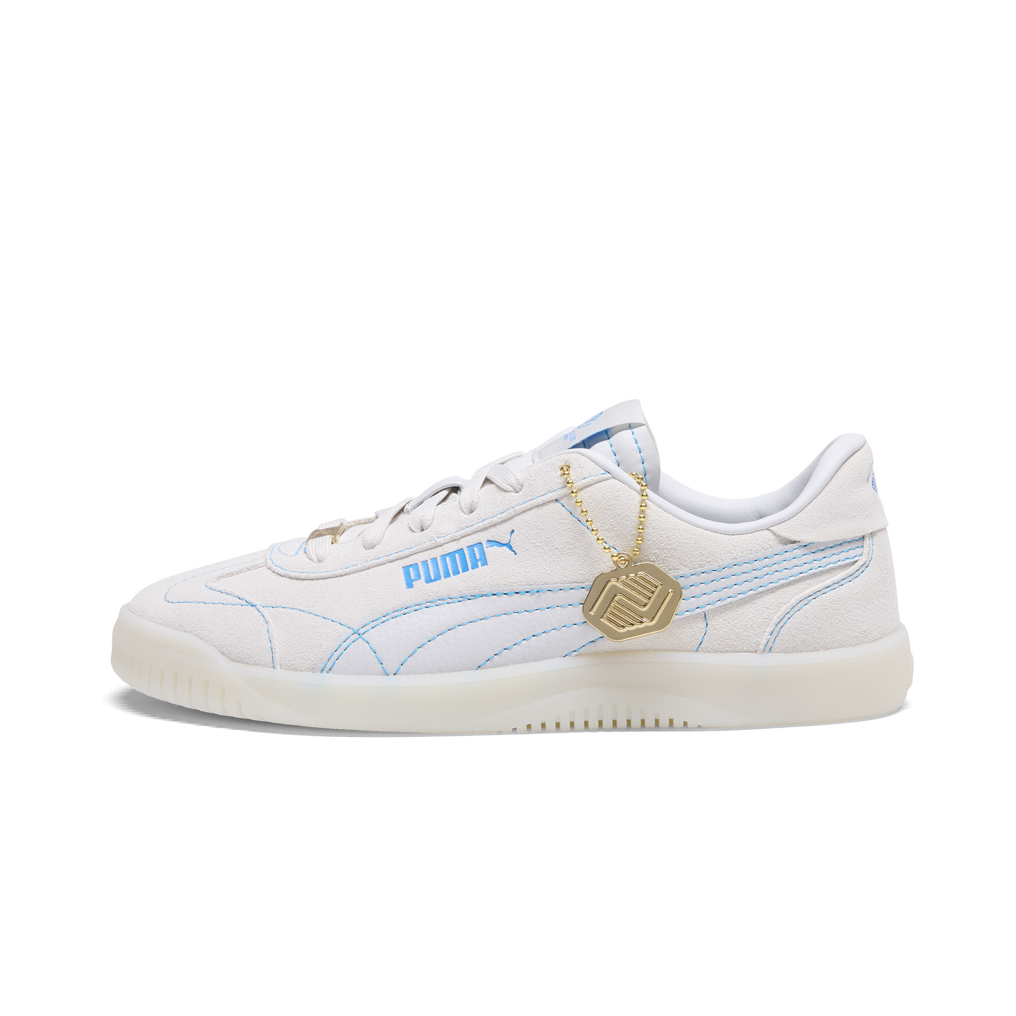 PUMA Club 5v5 Boys and Girls Club Big Kids' Sneakers in Grey, Size 6.5