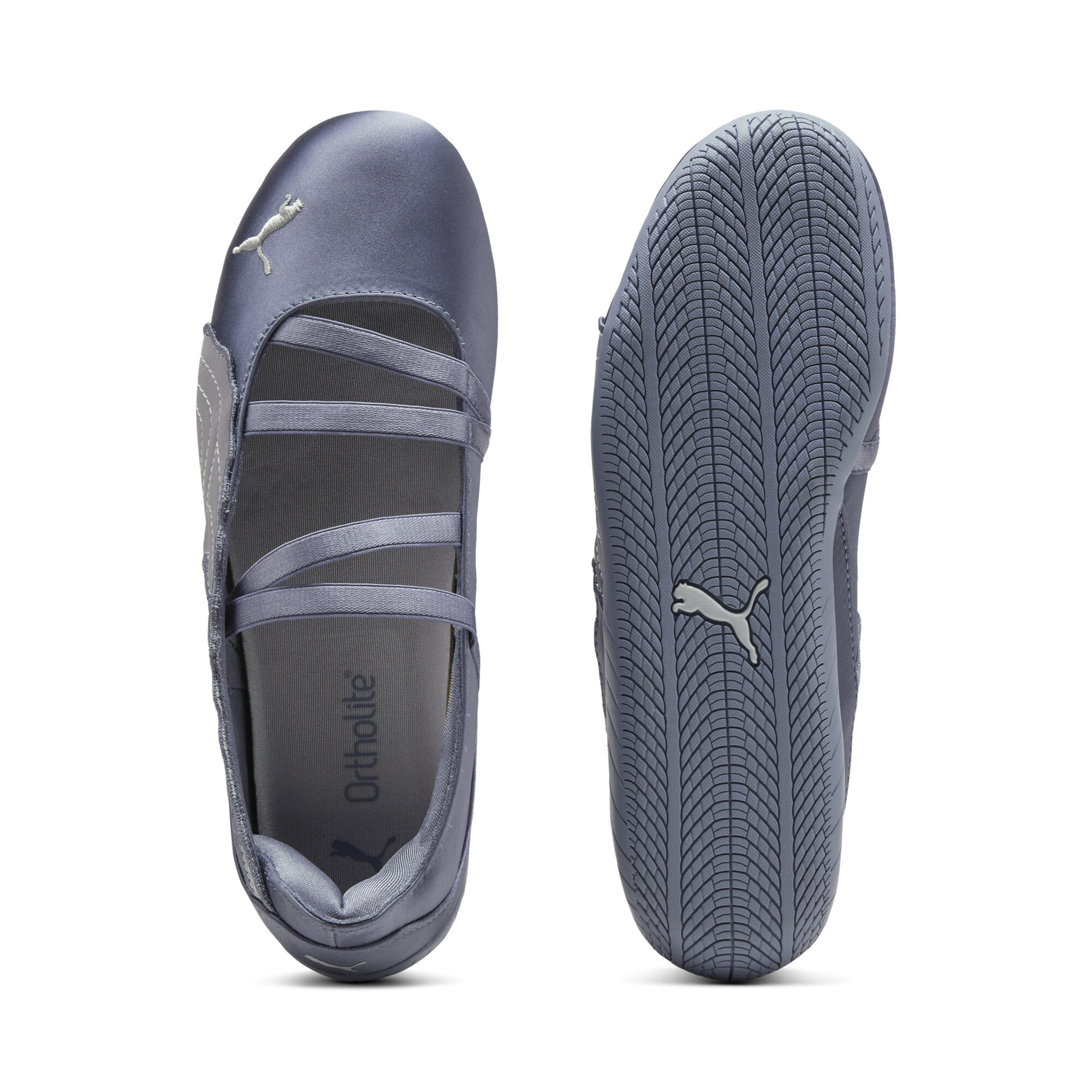 PUMA Speedcat balletsneakers voor Dames, Grijs/Zilver, Maat 35,5 thumbnail 4