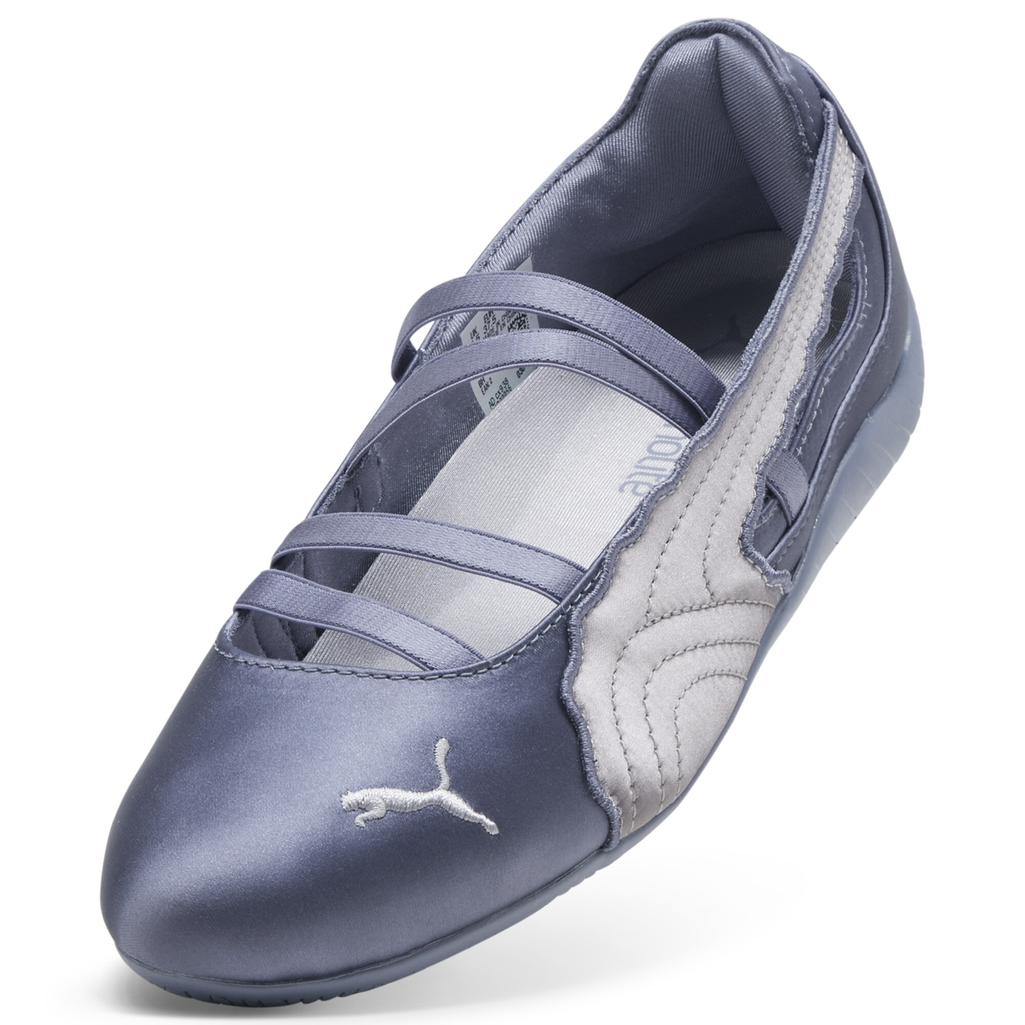 PUMA Speedcat balletsneakers voor Dames, Grijs/Zilver, Maat 35,5 thumbnail 2