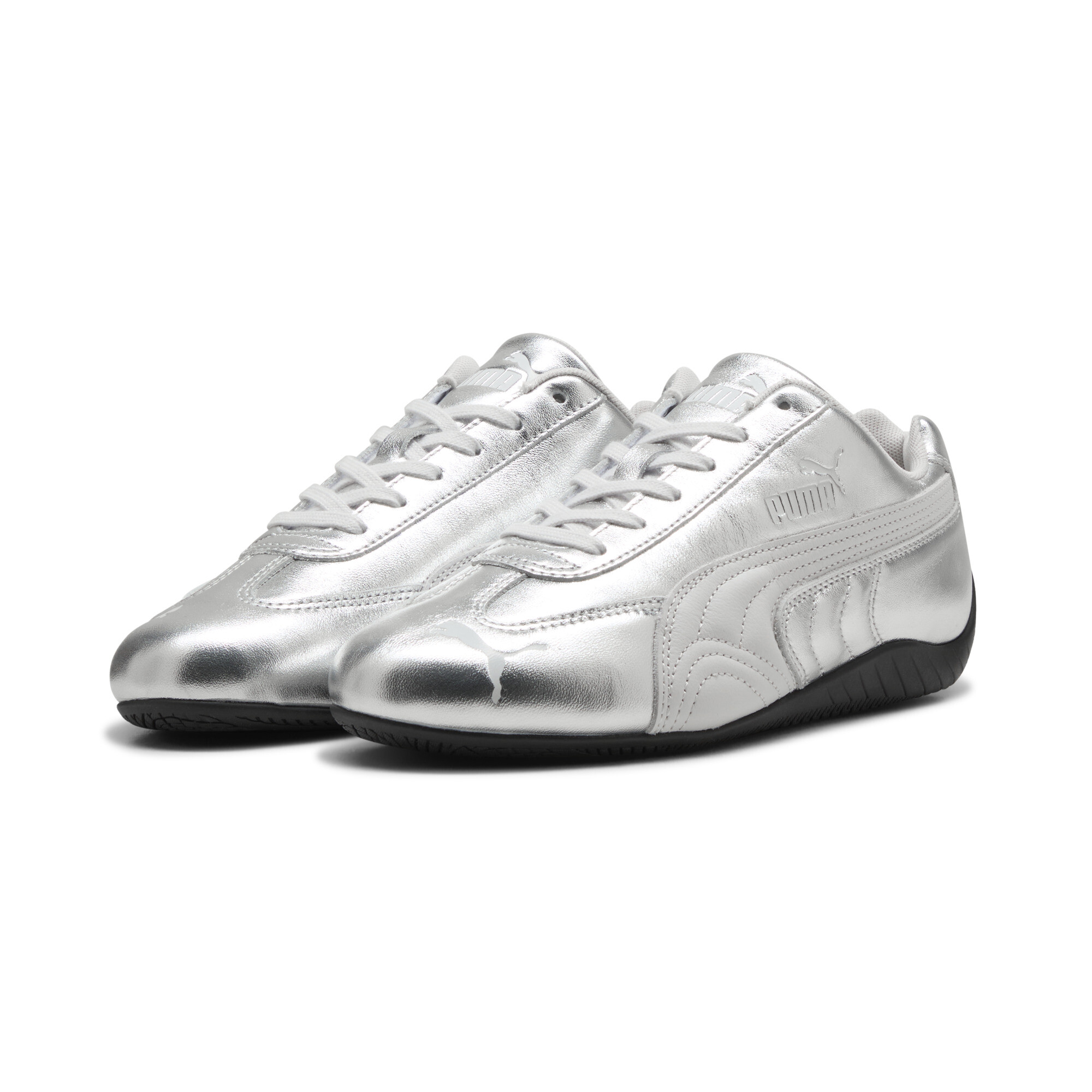 PUMA Speedcat Silver sneakers voor Dames, Zwart/Grijs, Maat 41 thumbnail 6