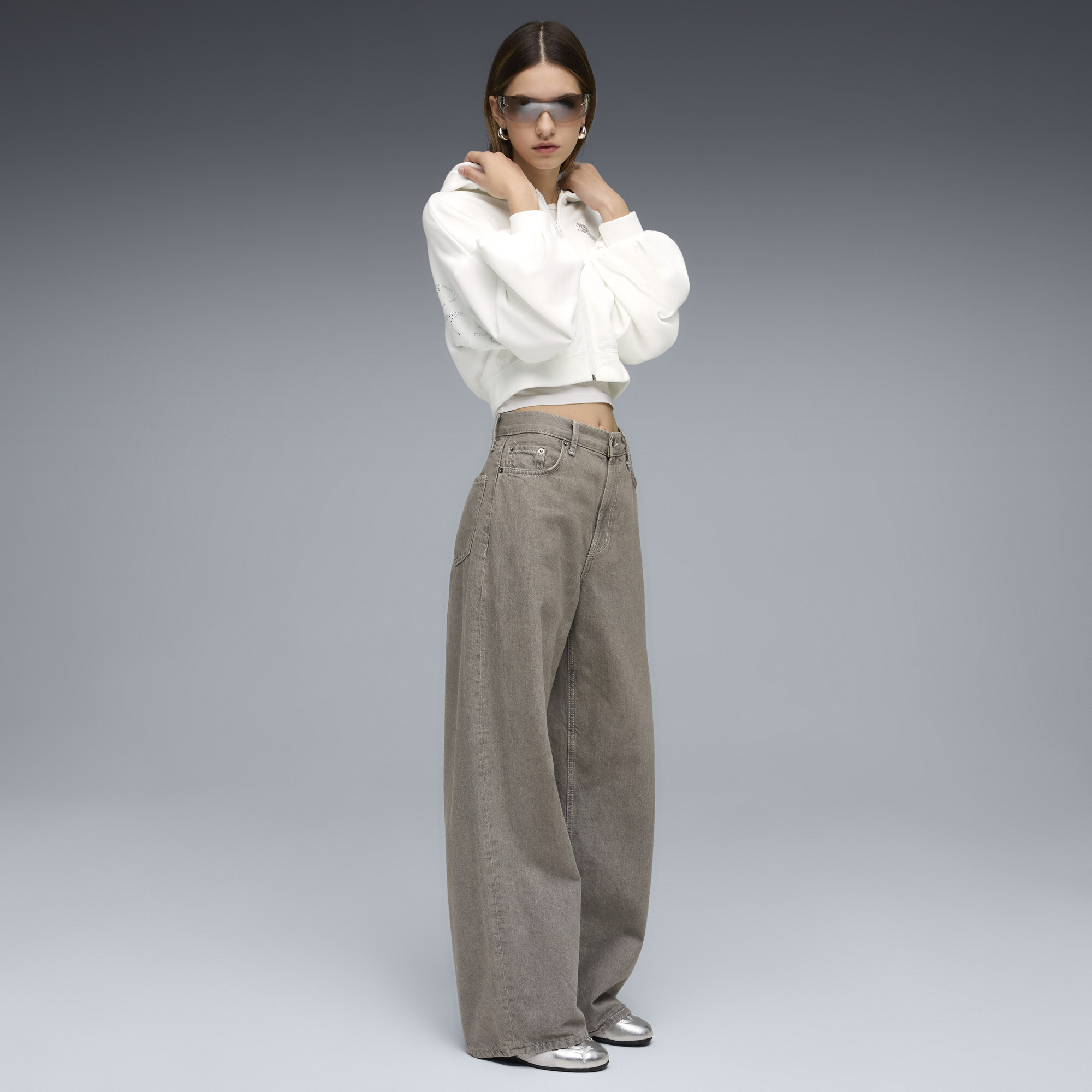 PUMA Speedcat Silver sneakers voor Dames, Zwart/Grijs, Maat 41 thumbnail 7