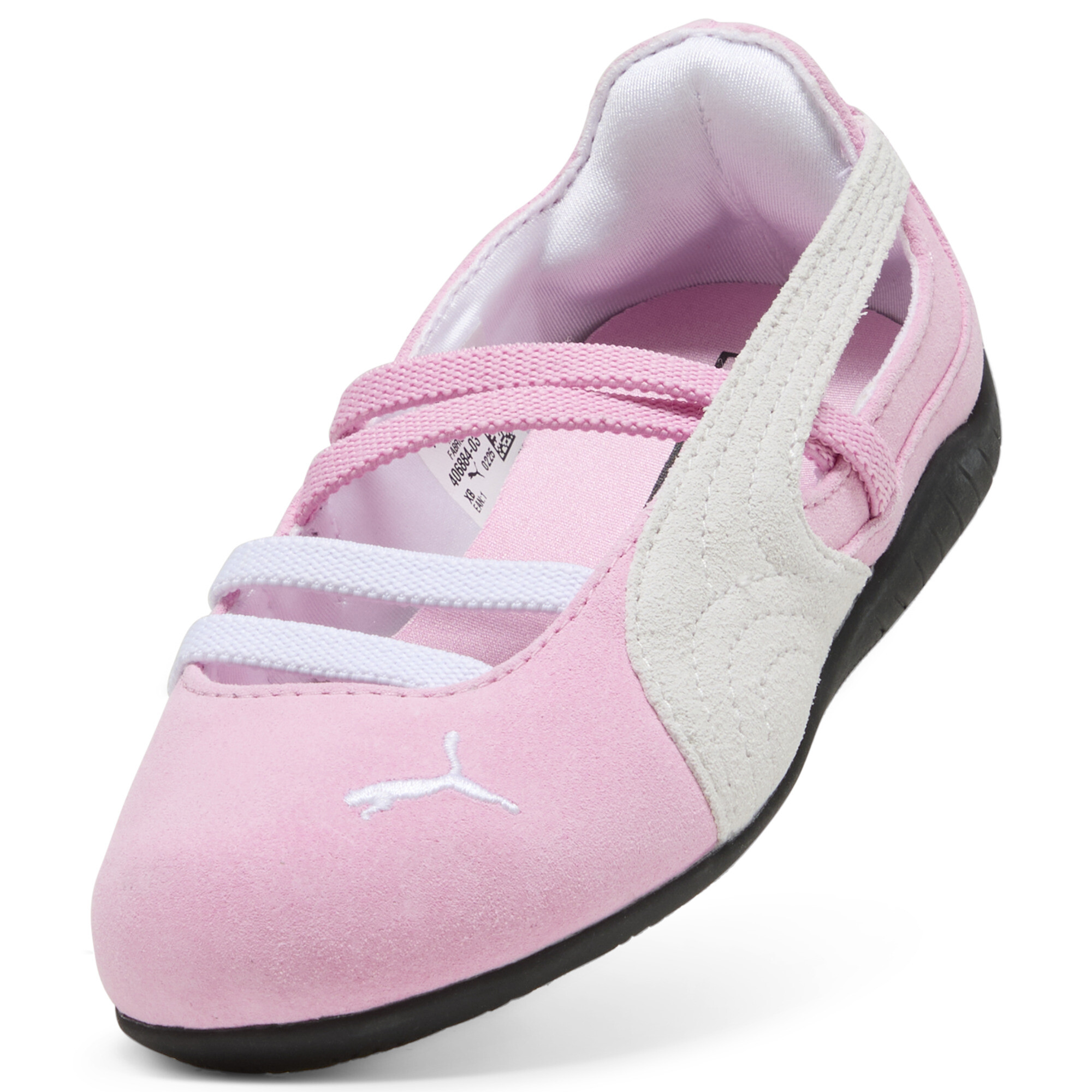 PUMA Speedcat ballerina's voor Dames, Roze/Wit, Maat 28 thumbnail 2
