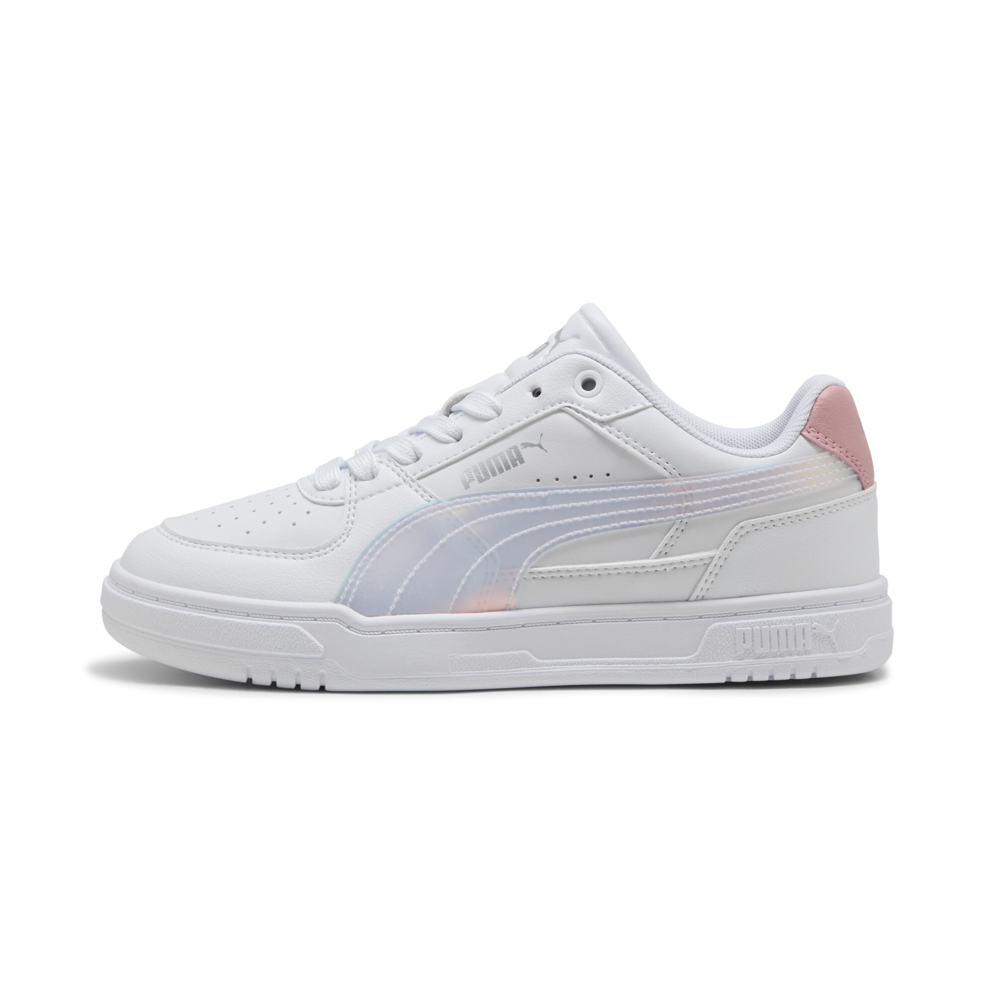 PUMA Caven III Holo 2.0 sneakers voor Dames, Wit/Zilver, Maat 36
