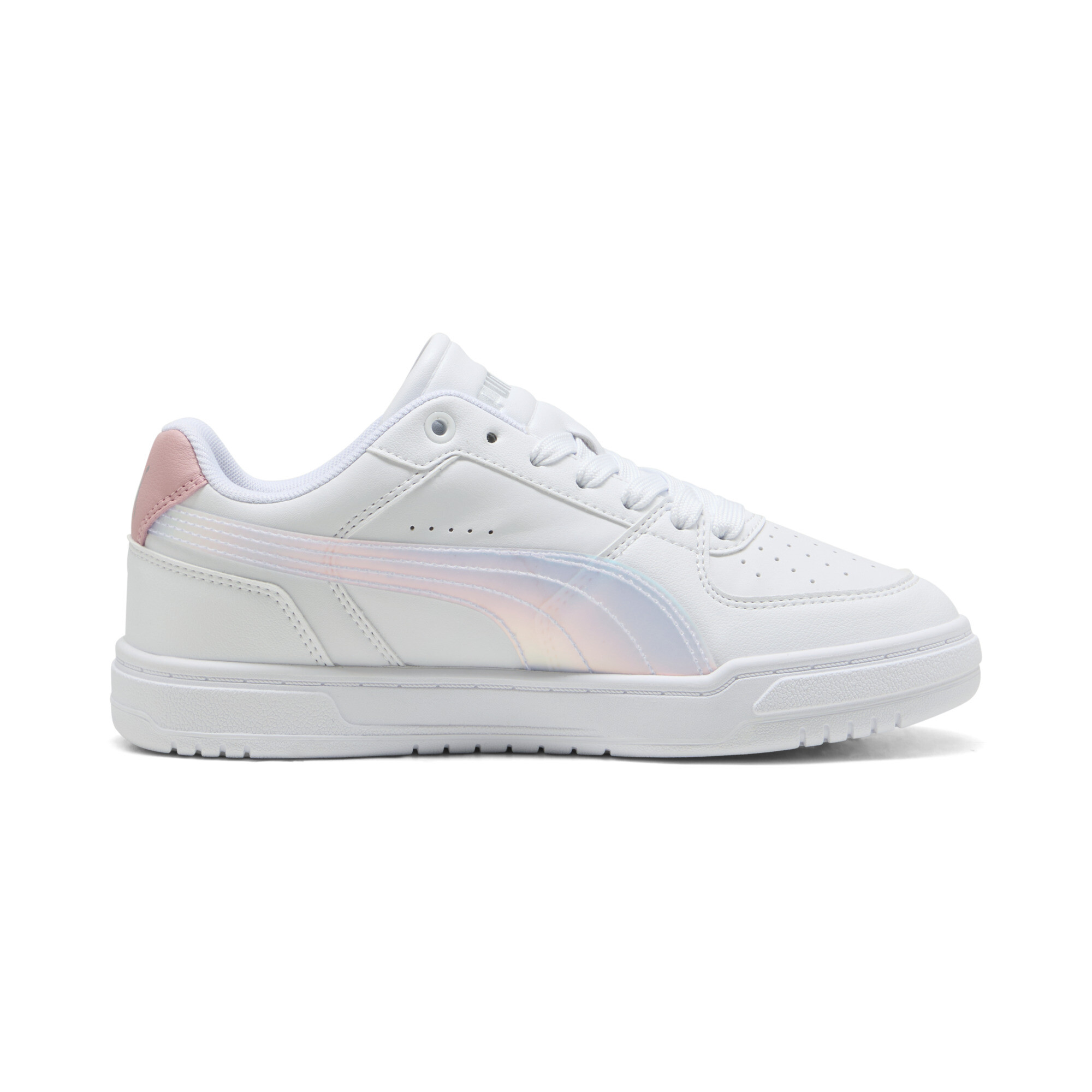 PUMA Caven III Holo 2.0 sneakers voor Dames, Wit/Zilver, Maat 36 thumbnail 3