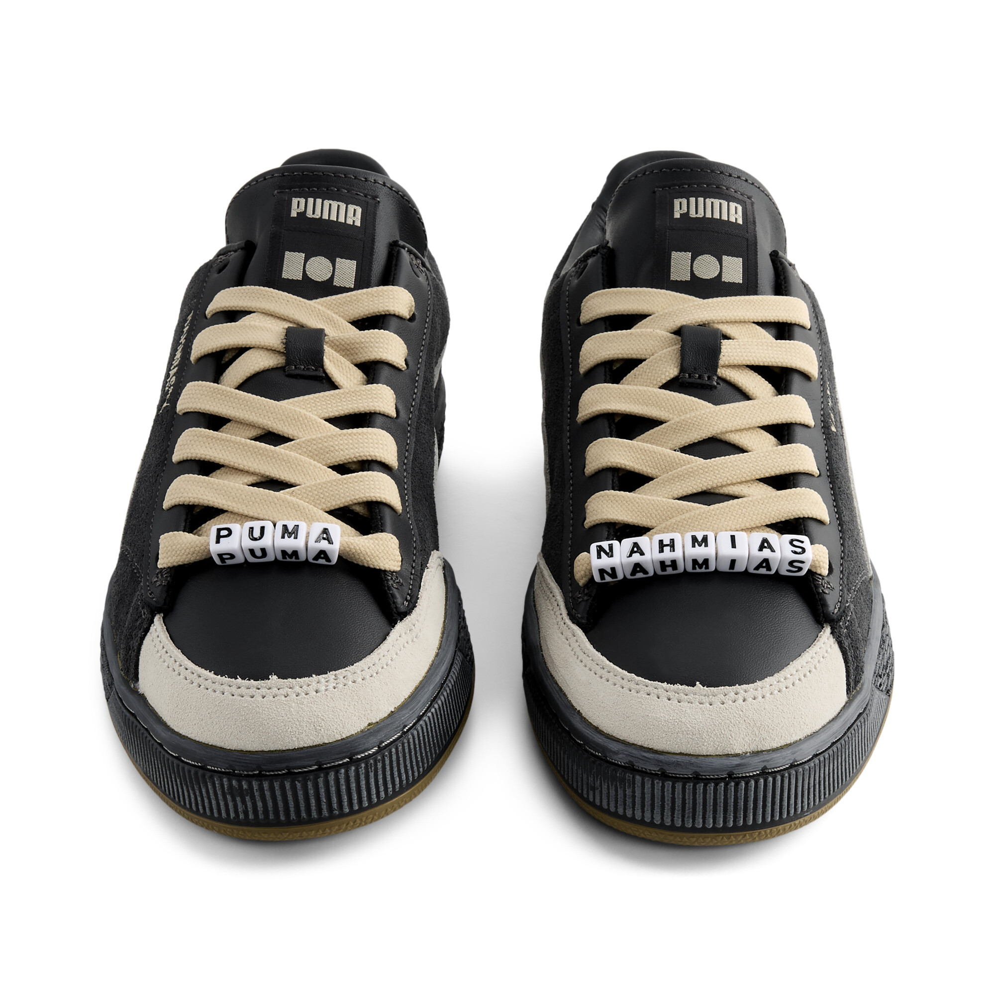 PUMA x NAHMIAS Suede Vintage Zwart uniseks sneakers, Grijs, Maat 45 thumbnail 3