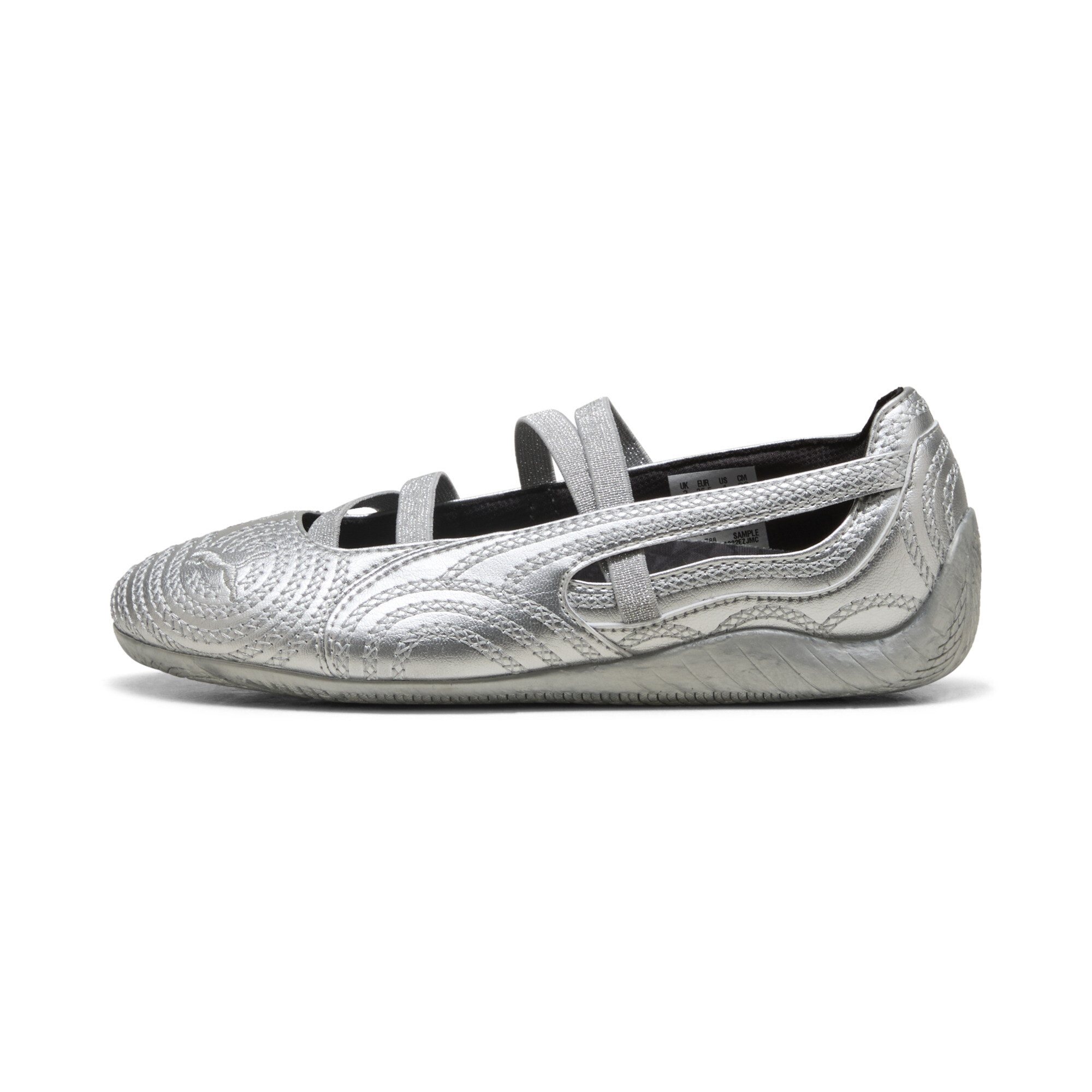 PUMA x WICKED Speedcat Ballet Silver Slippers Big Kids' Sneakers in Metallic, Size 5.5