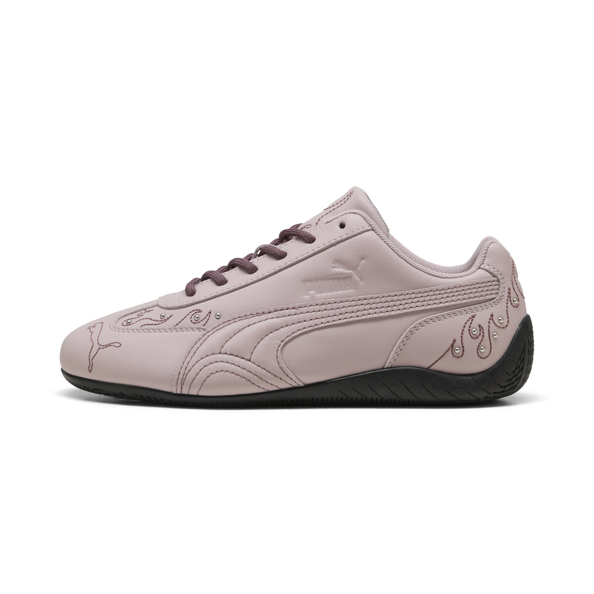 Speedcat Embellished Sneakers Unisex in Misty Pink/Black by PUMA, UK 4.5