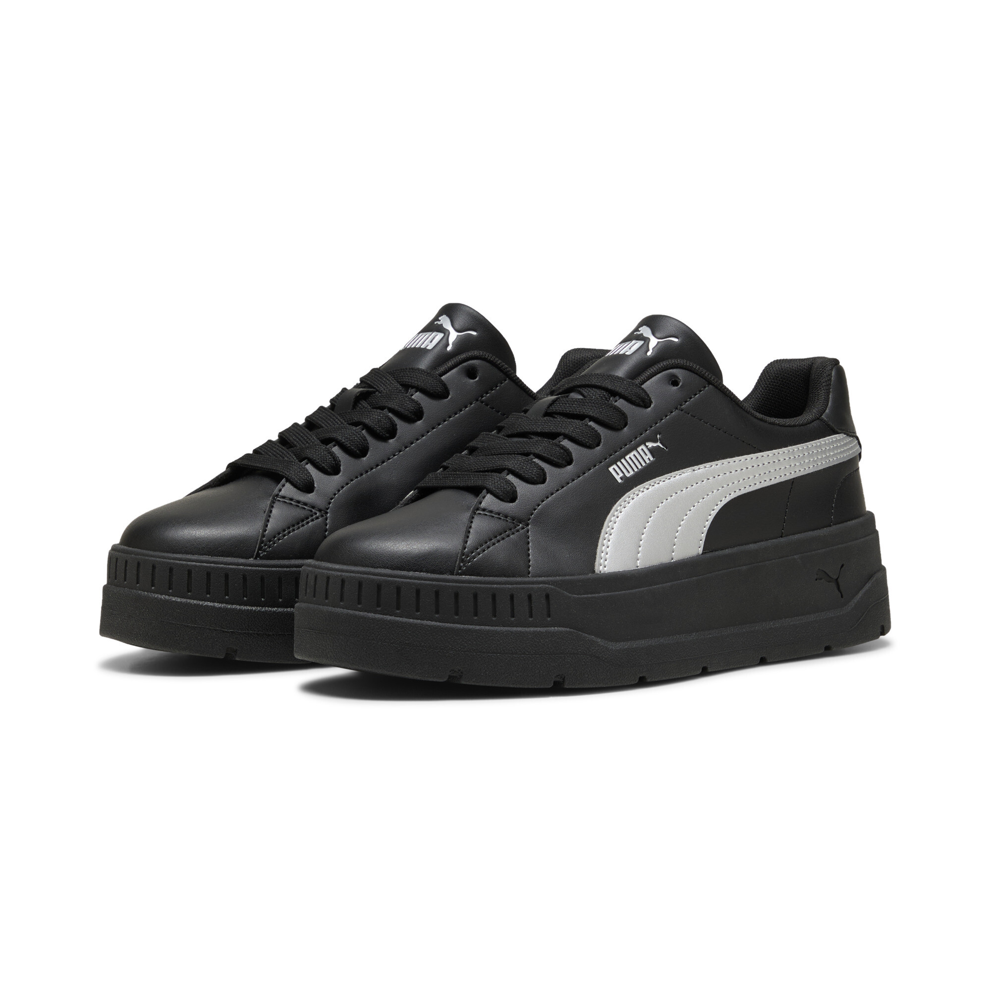 PUMA Damskie sneakersy Karmen Classic Metaliczny Glam, Akcesoria, Czarny, 42.5