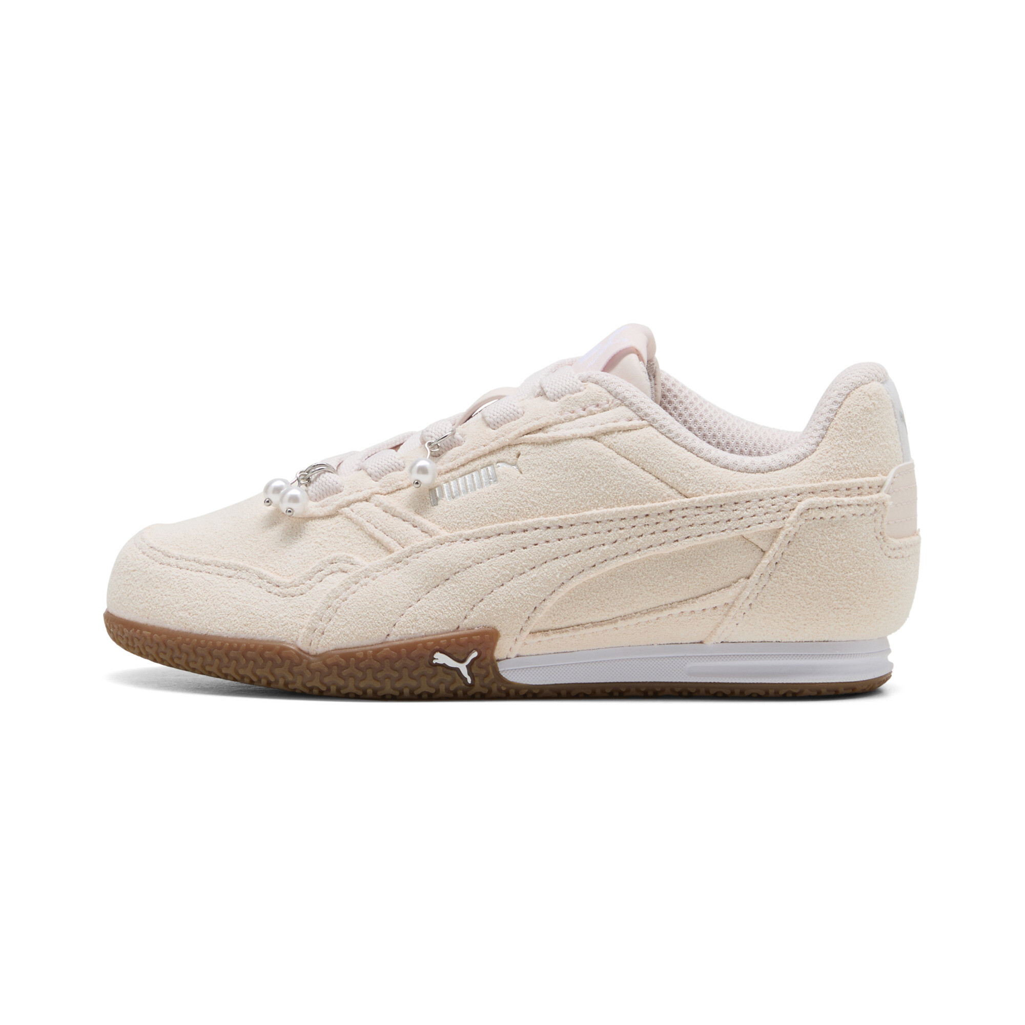 PUMA Bella Donna Pearls Little Kids' Easy On Sneakers in Pink, Size 1.5