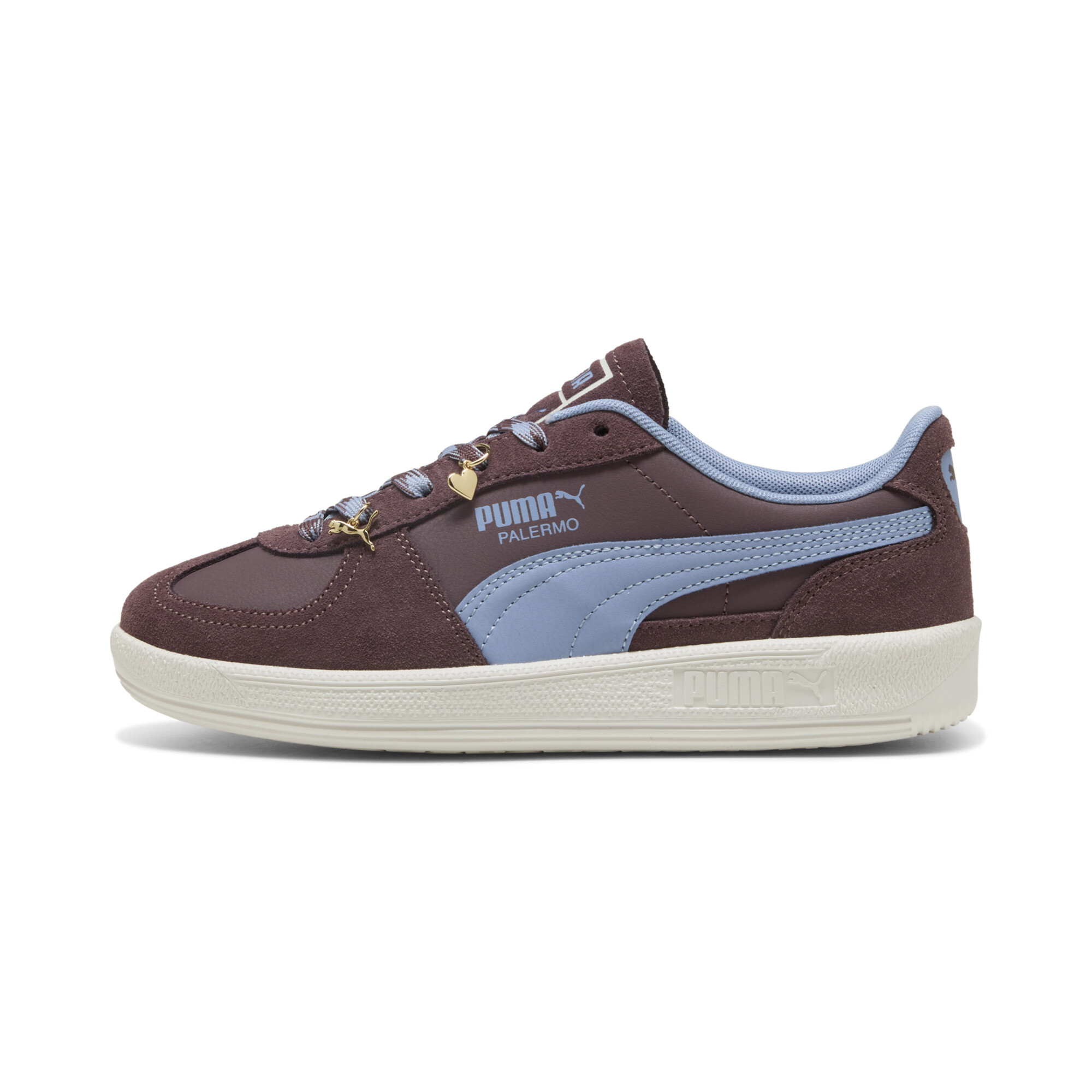 PUMA Palermo Charmies Big Kids' Sneakers in Brown, Size 5.5
