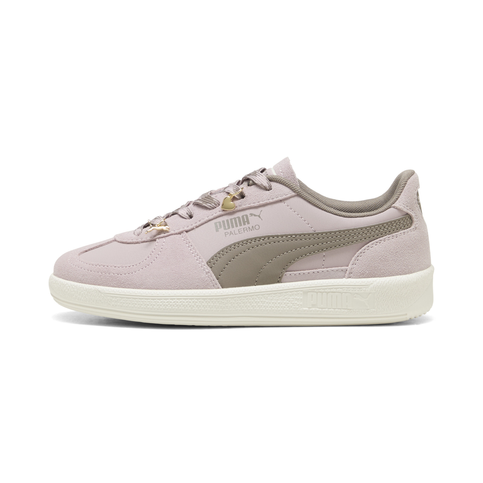 PUMA Palermo Charmies Big Kids' Sneakers in Pink, Size 4