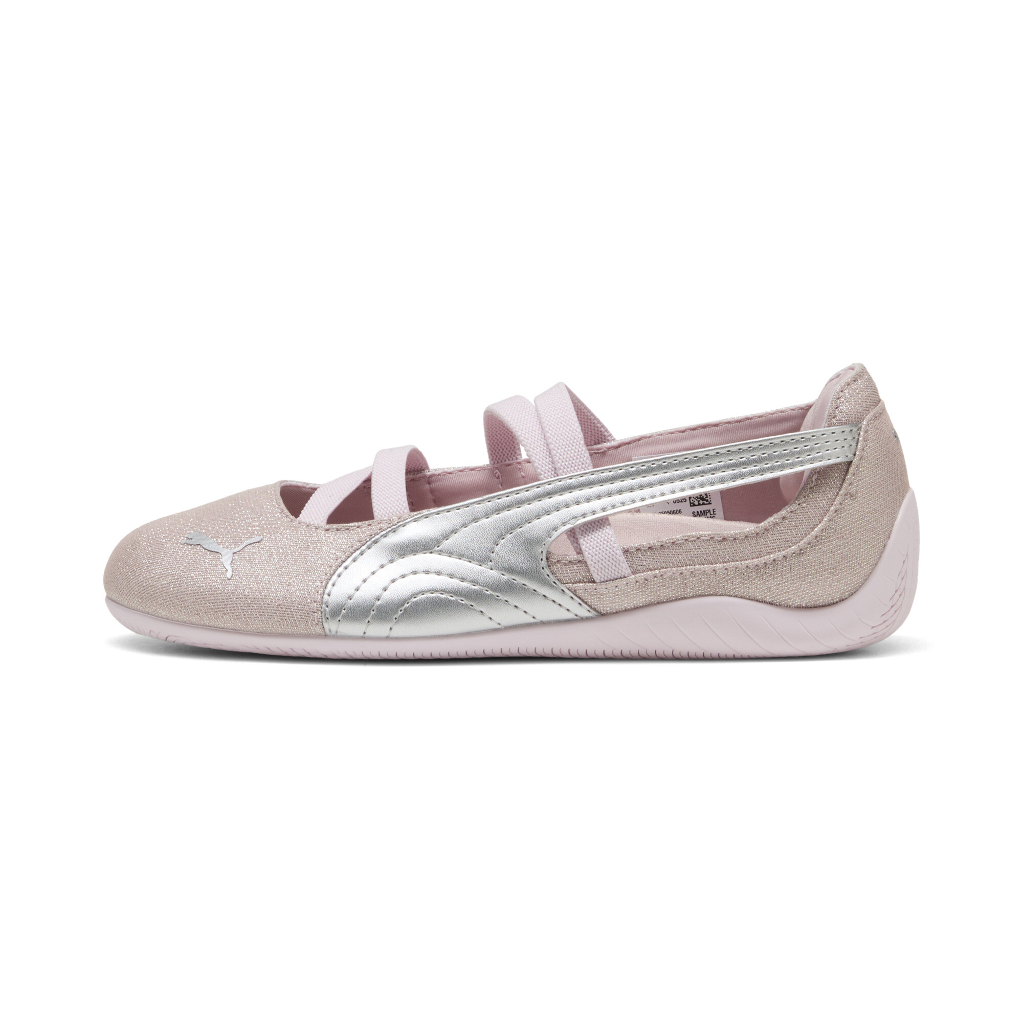 PUMA Speed Ballet Let It Shine Big Kids' Sneakers in Pink, Size 4.5