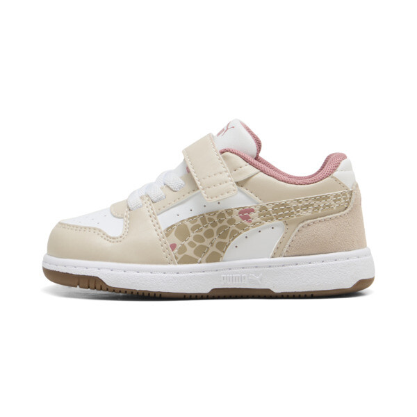 Zapatillas PUMA Rebound Slam Winter Safari para infantes En Silver Fog/Birch/Blanco