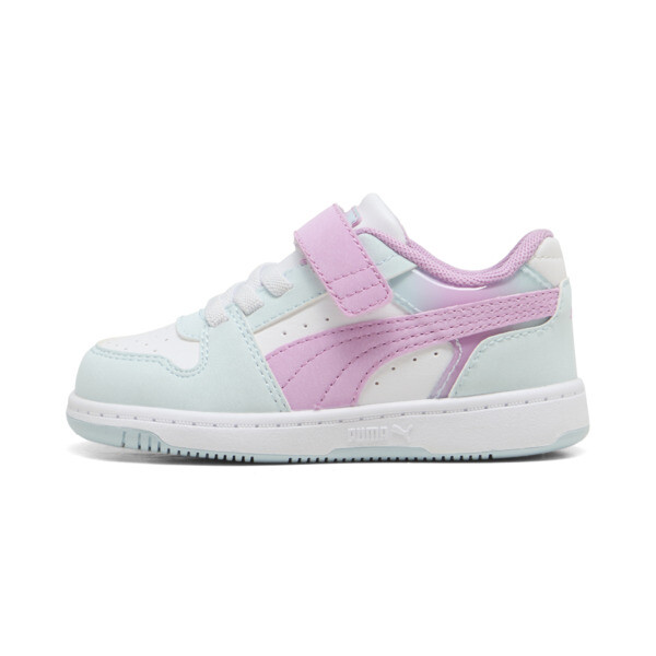 Zapatillas PUMA Rebound Slam Faded Glow para infantes En Aqua Glow/Mauve Glow/Blanco