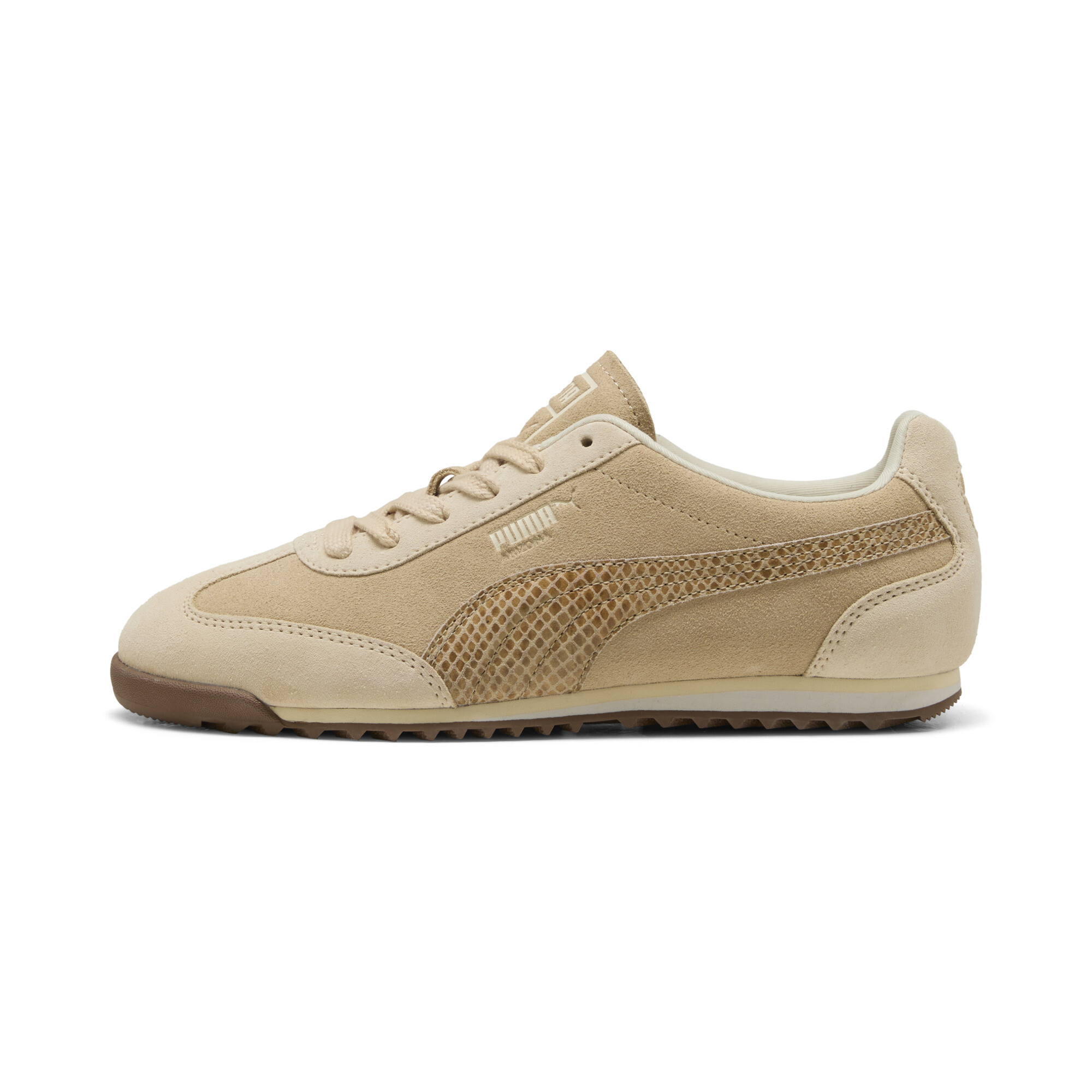 PUMA Arizona Snake Women's Sneakers in Beige, Size 5.5