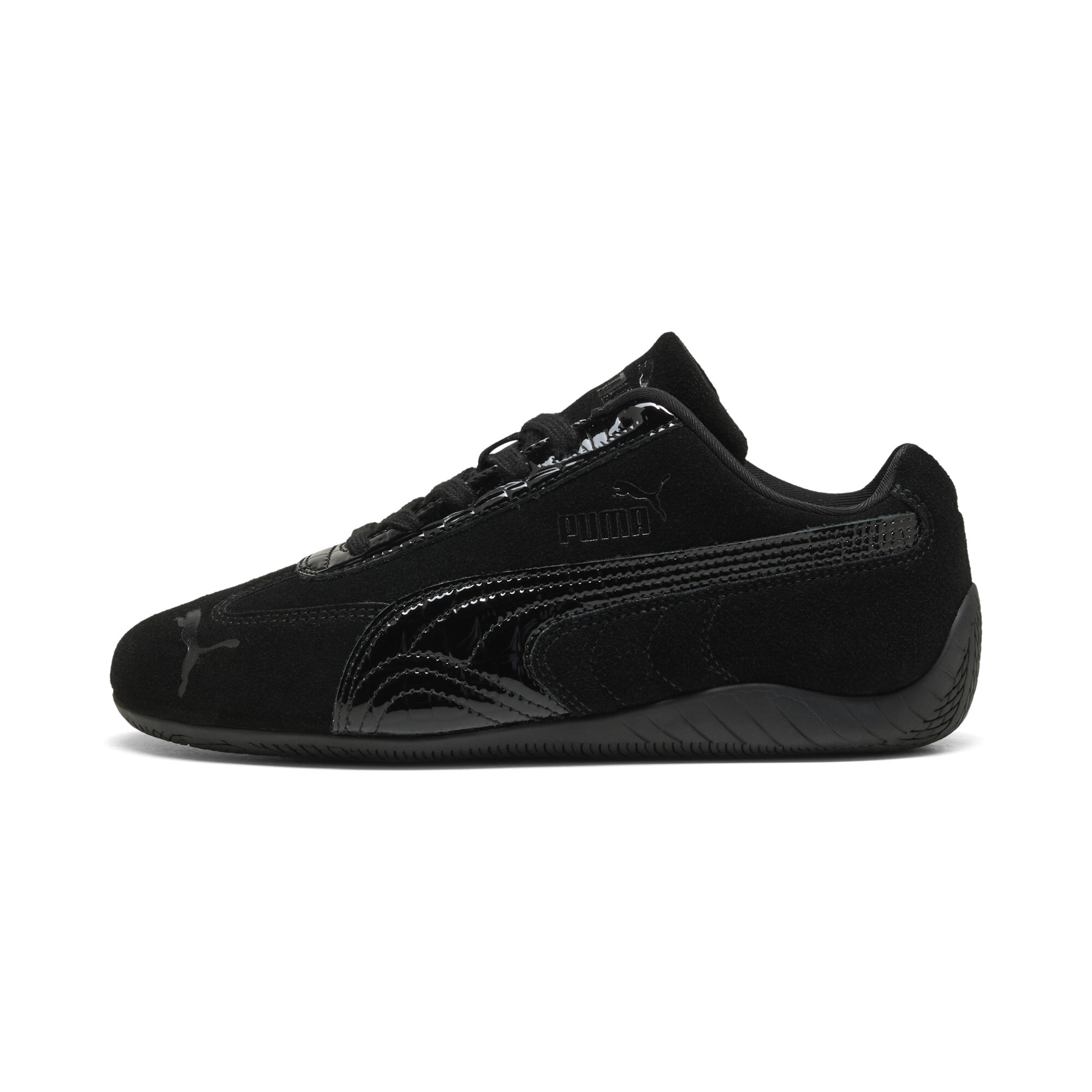 PUMA Speedcat Croco Texture Women's Sneakers in Black, Size 9