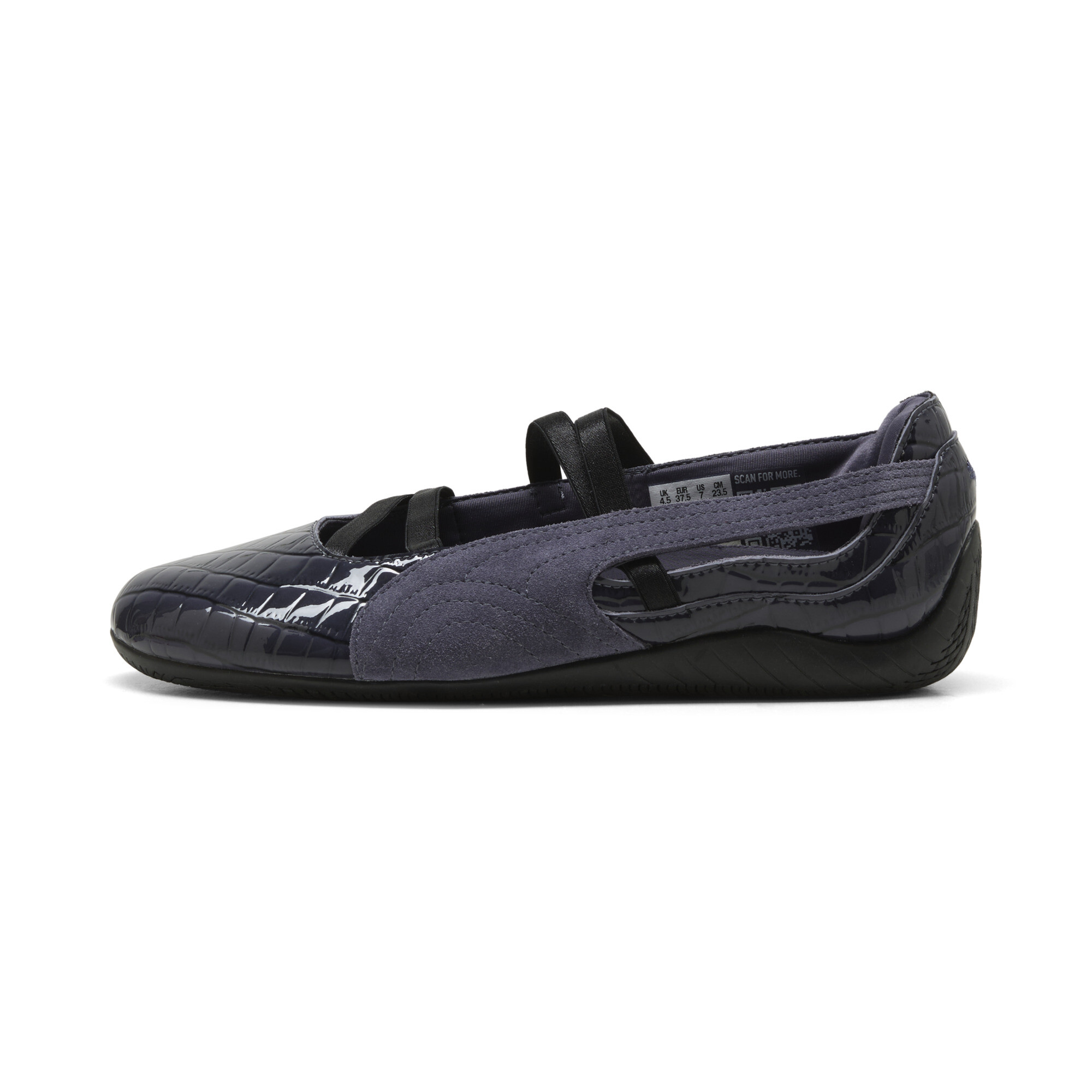 PUMA Speedcat Ballet Croco Texture Women's Sneakers in Grey, Size 7.5