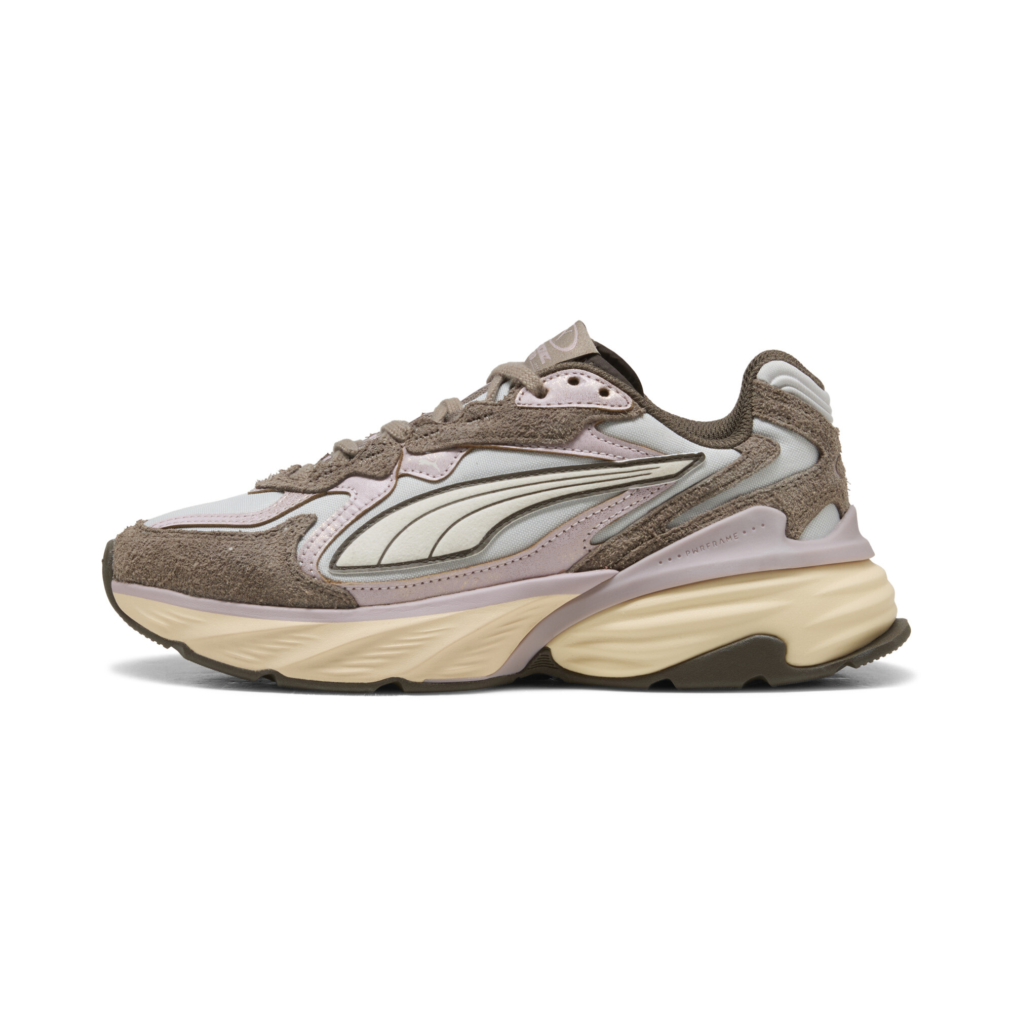 PUMA Fade LS Brushed Luxe Women's Sneakers in Grey, Size 5.5