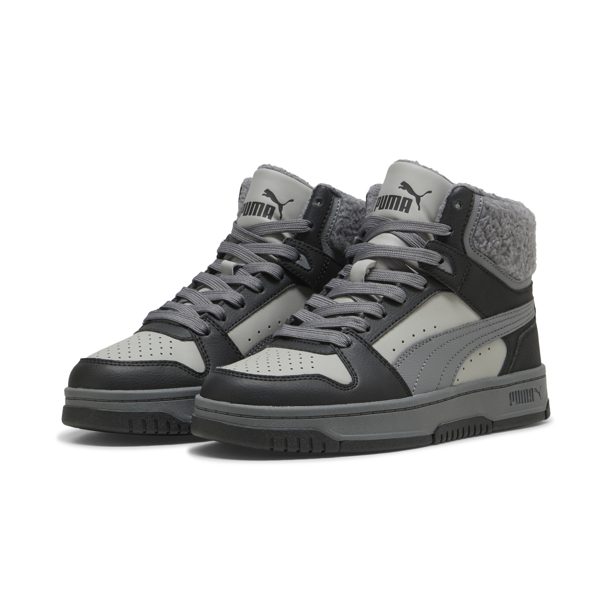 PUMA Rebound Slam Mid Sneakers Teenager, Accessoires, Grau, 38.5