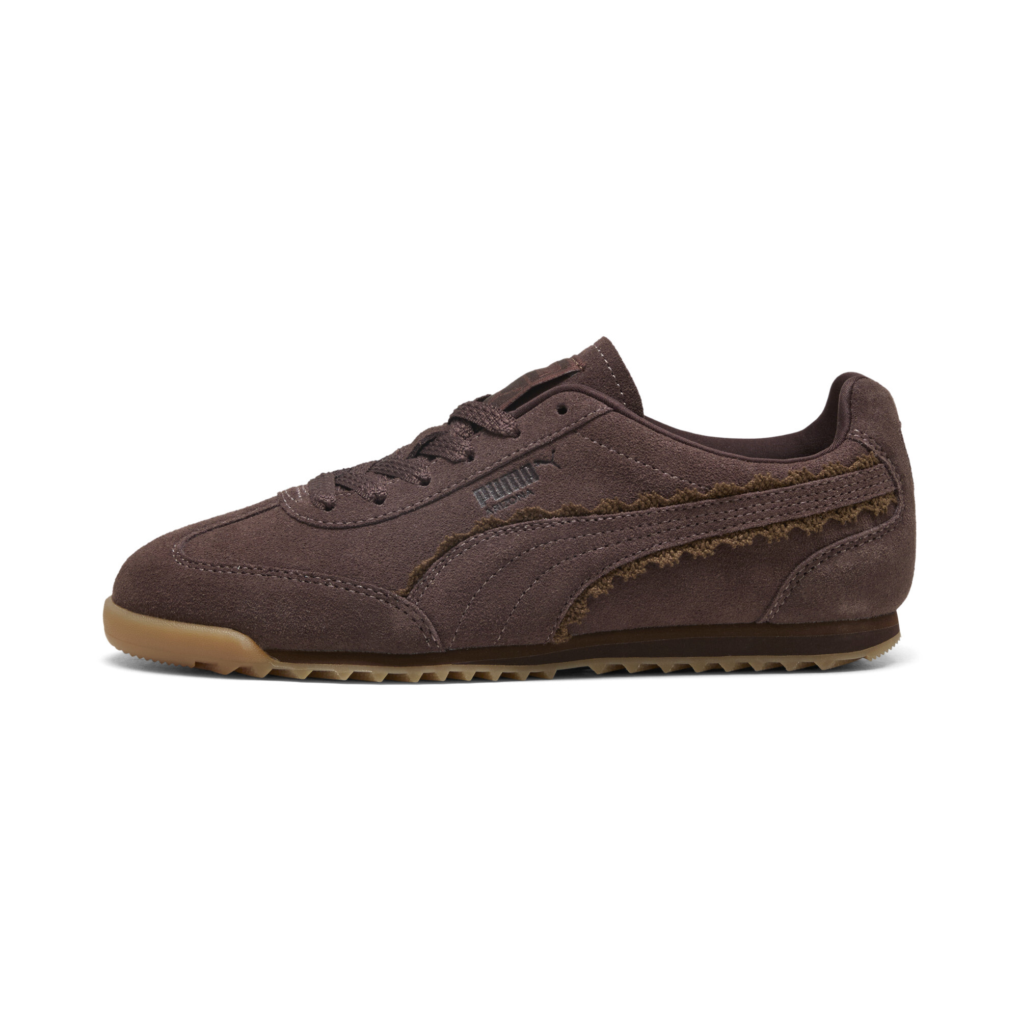 PUMA Arizona Lace Women's Sneakers in Brown, Size 9.5