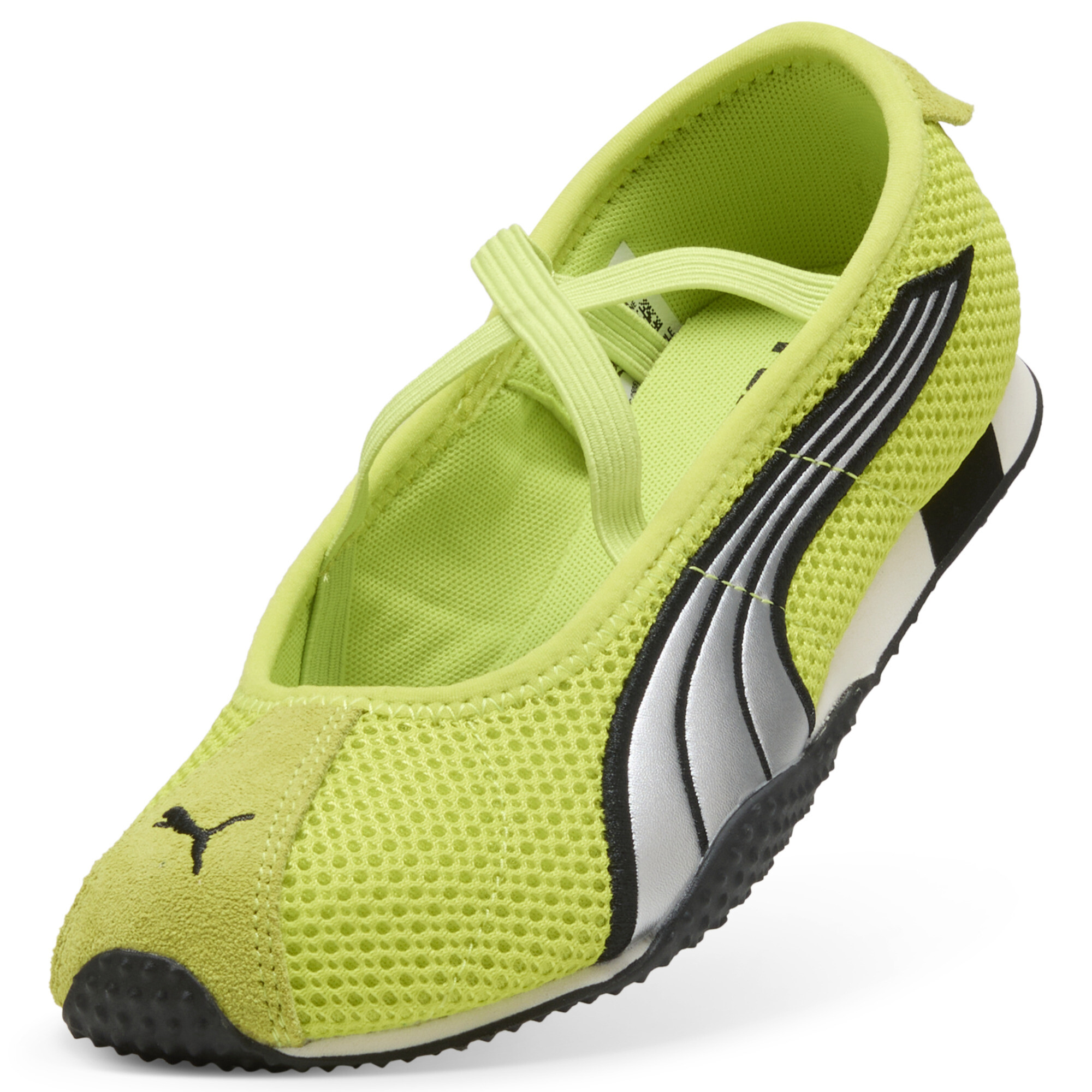 PUMA H-Street Ballet sneakers voor Dames, Groen/Grijs/Zilver, Maat 42 thumbnail 2