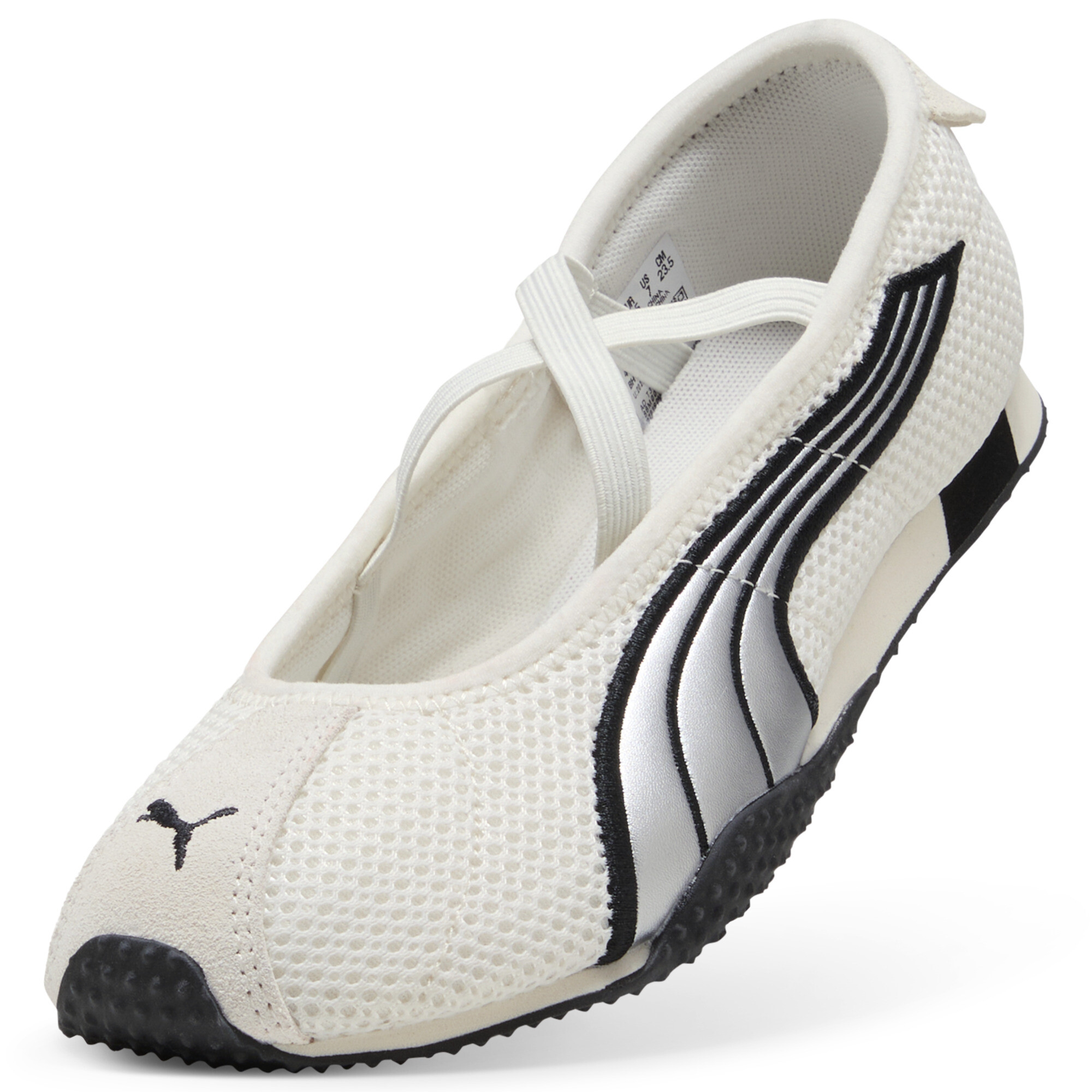 PUMA H-Street Ballet sneakers voor Dames, Wit/Zilver, Maat 41 thumbnail 2