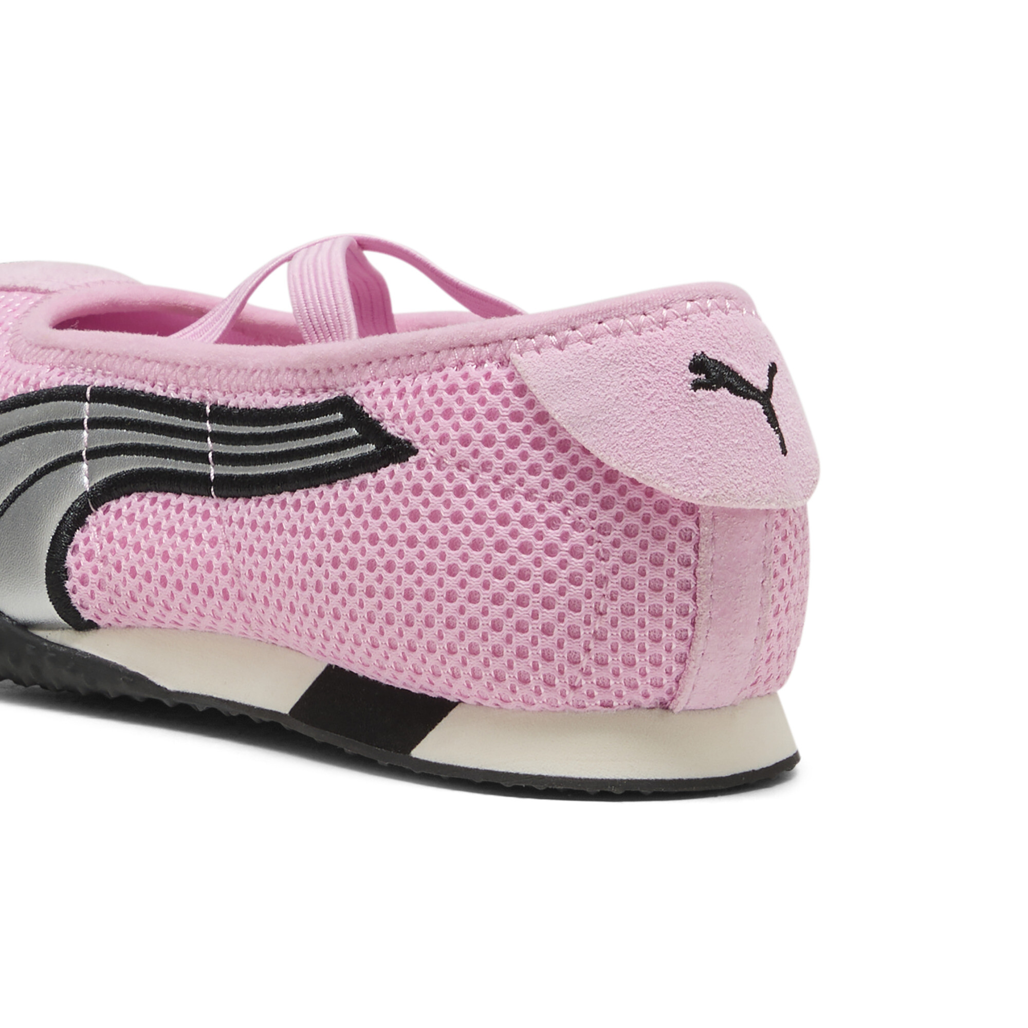 PUMA H-Street Ballet sneakers voor Dames, Roze/Zilver, Maat 38,5 thumbnail 5