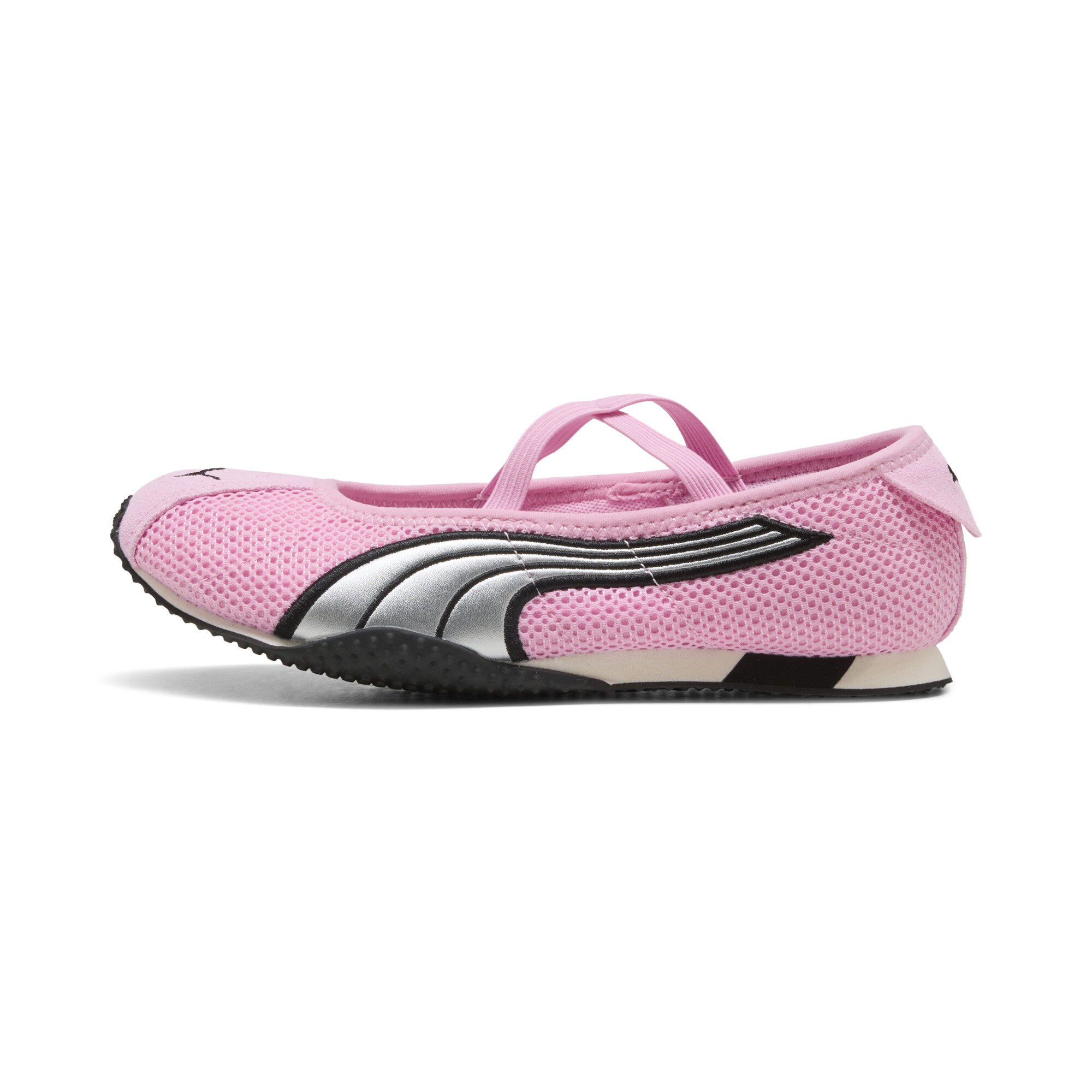 PUMA H-Street Ballet sneakers voor Dames, Roze/Zilver, Maat 38,5