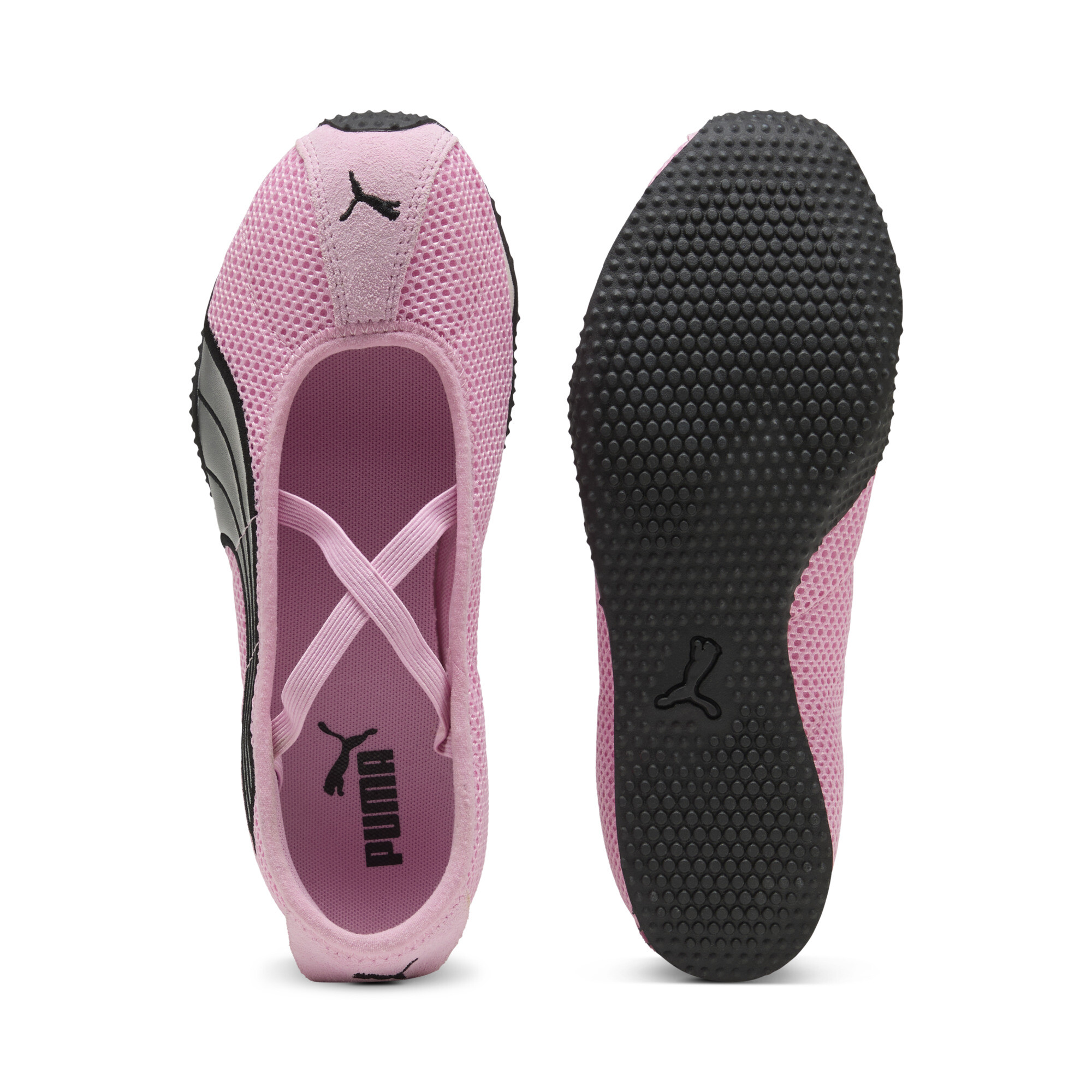 PUMA H-Street Ballet sneakers voor Dames, Roze/Zilver, Maat 38,5 thumbnail 4