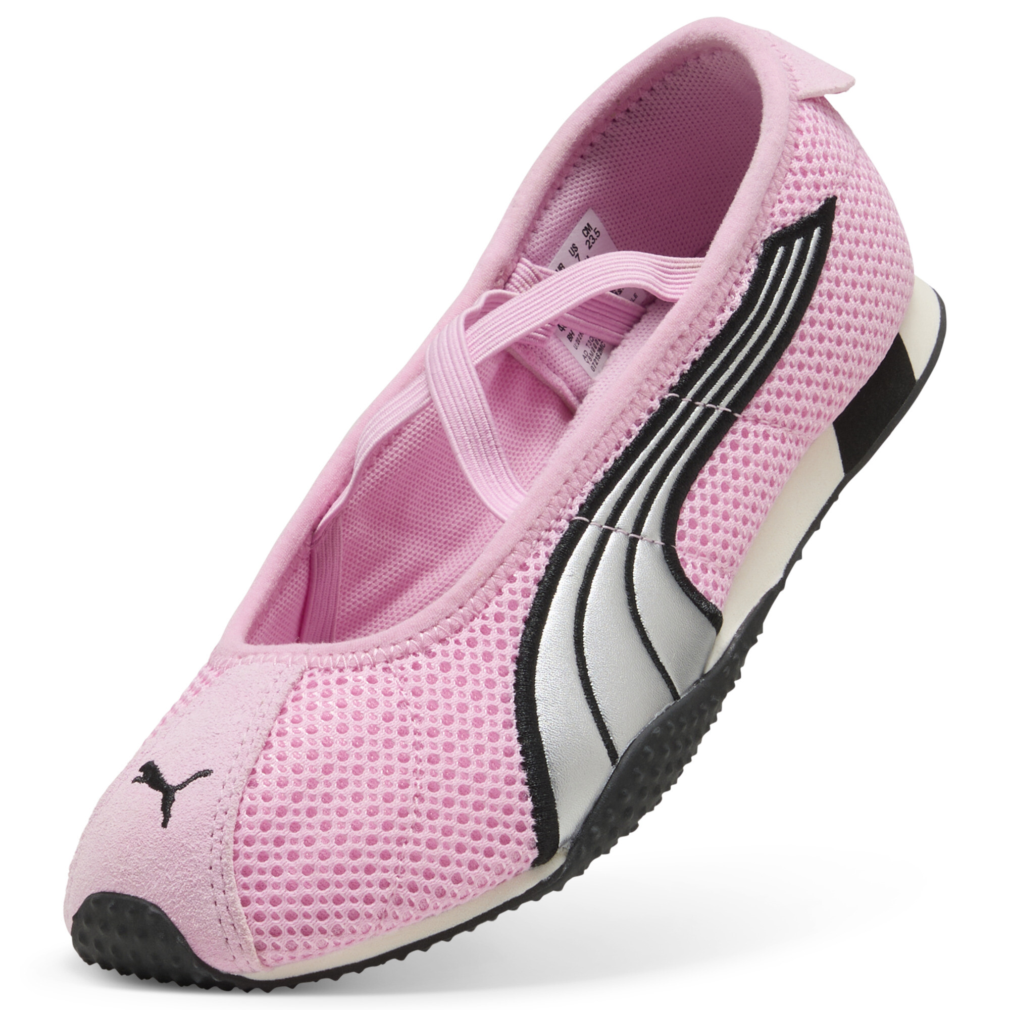 PUMA H-Street Ballet sneakers voor Dames, Roze/Zilver, Maat 38,5 thumbnail 2