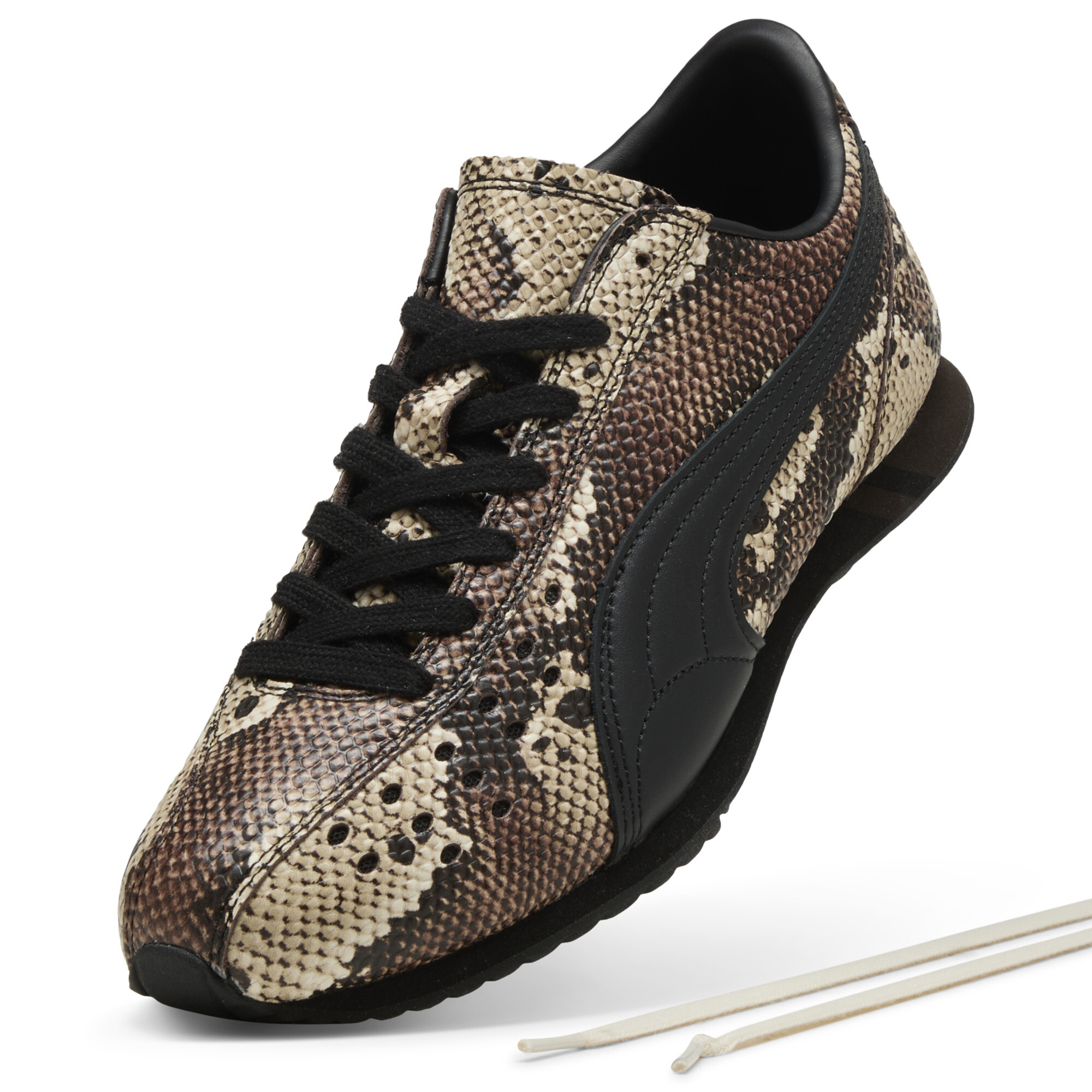 PUMA Sprint Snake sneakers, Zwart/Bruin, Maat 37,5 thumbnail 2
