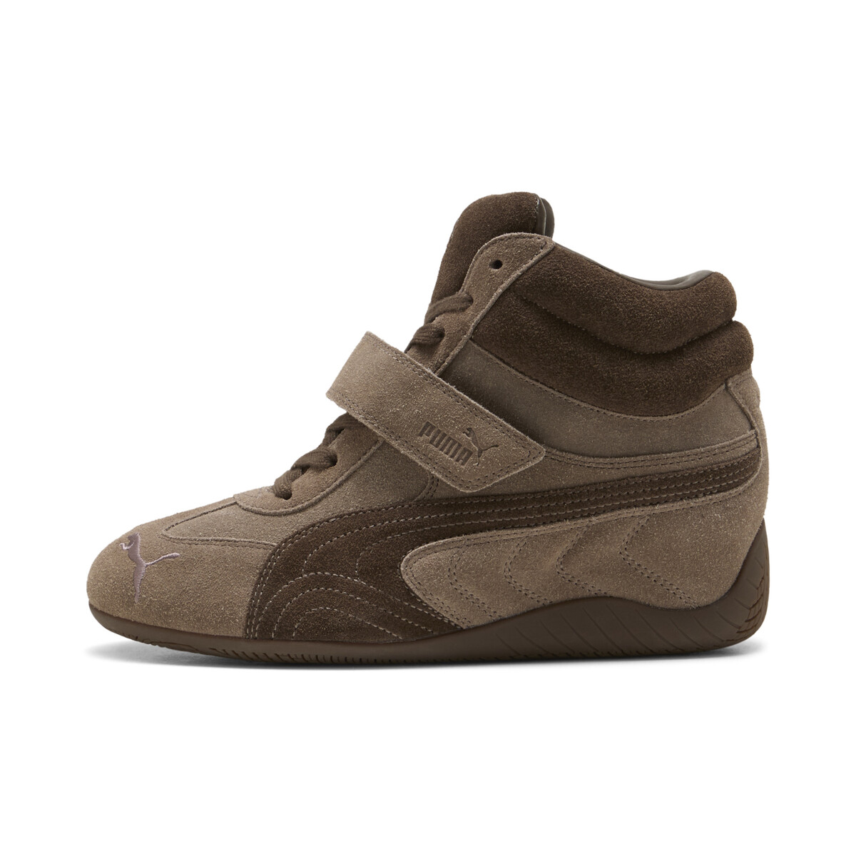 Speedcat Wedge Sneakers Women in Totally Taupe/Chocolate by PUMA, UK 6.5