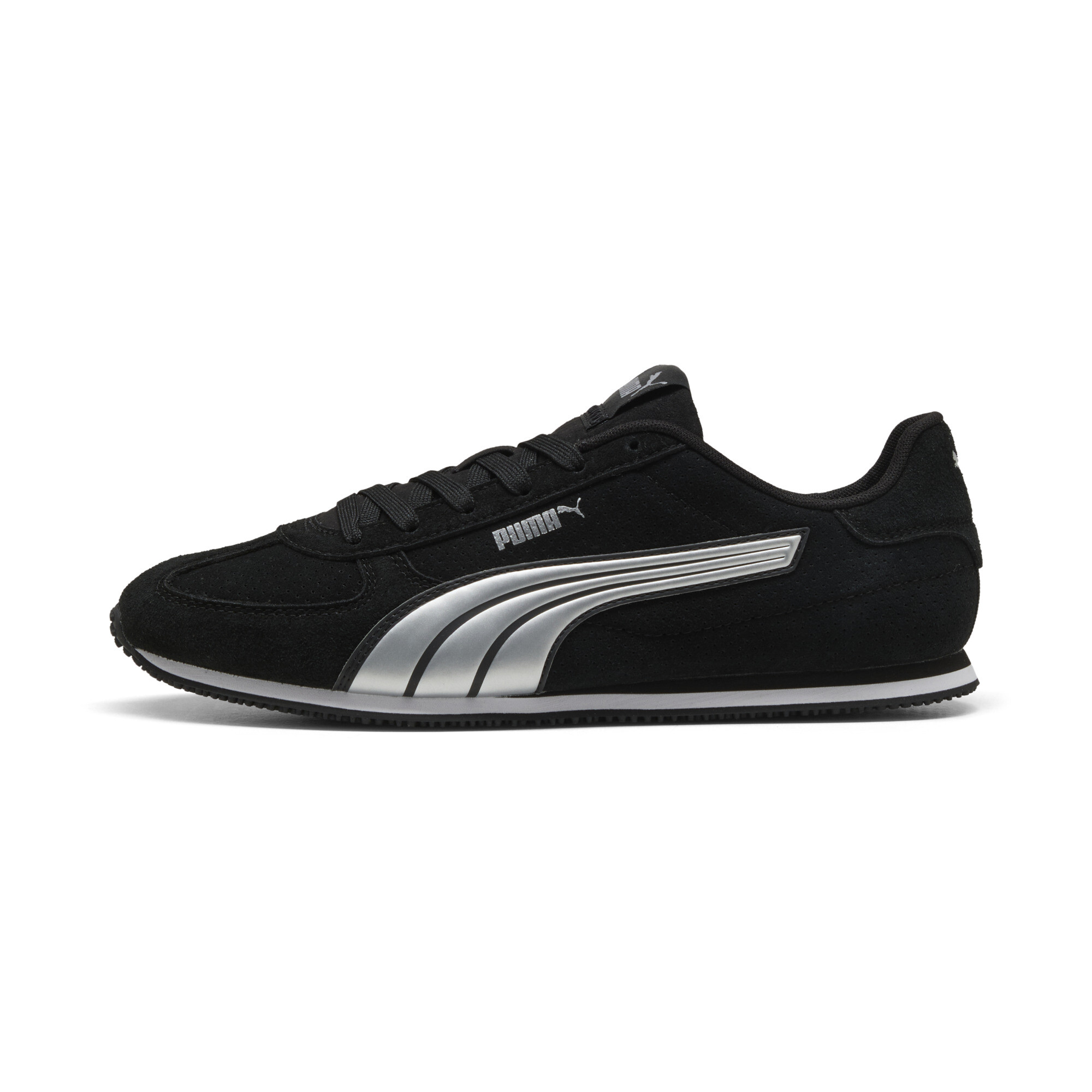 PUMA ST Track Reflect-X Sneakers Uniseks, Zwart/Zilver, Maat 38
