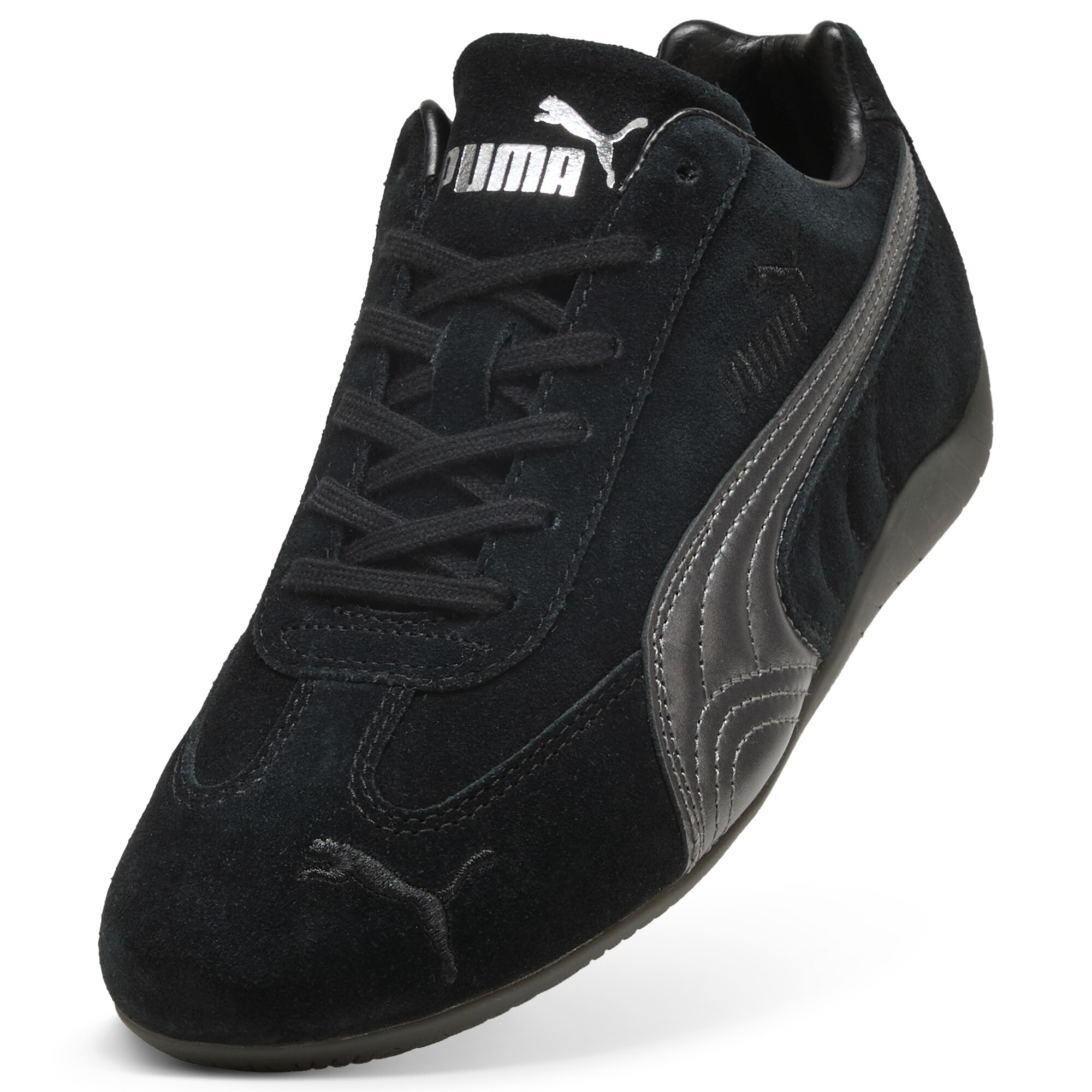 PUMA Speedcat Lux uniseks sneakers, Zwart, Maat 37 thumbnail 2