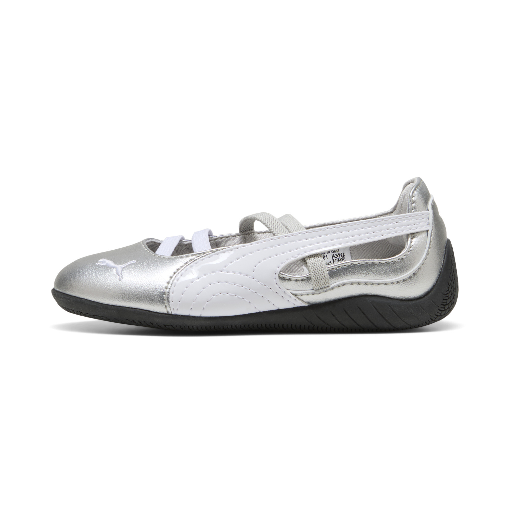 Puma Little Girls Speedcat Ballet Suede Mary Jane Casual Shoes from Finish Line - Gray