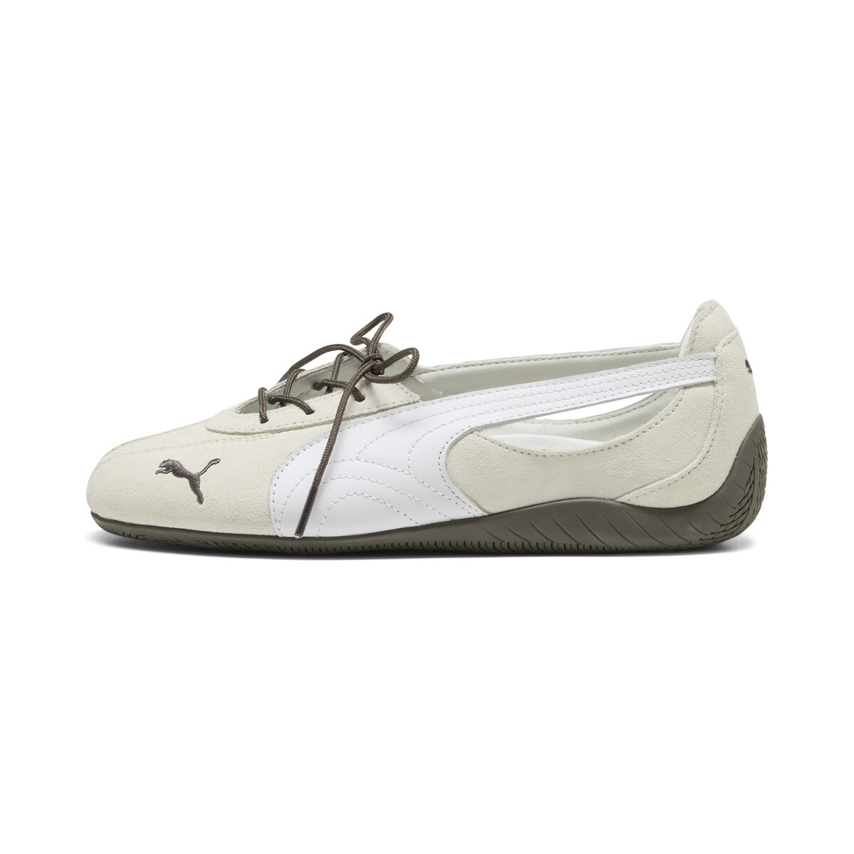 Speedcat Nova Ballet Sneakers Women in Vapor Gray/Matte Bronze by PUMA, UK 4.5