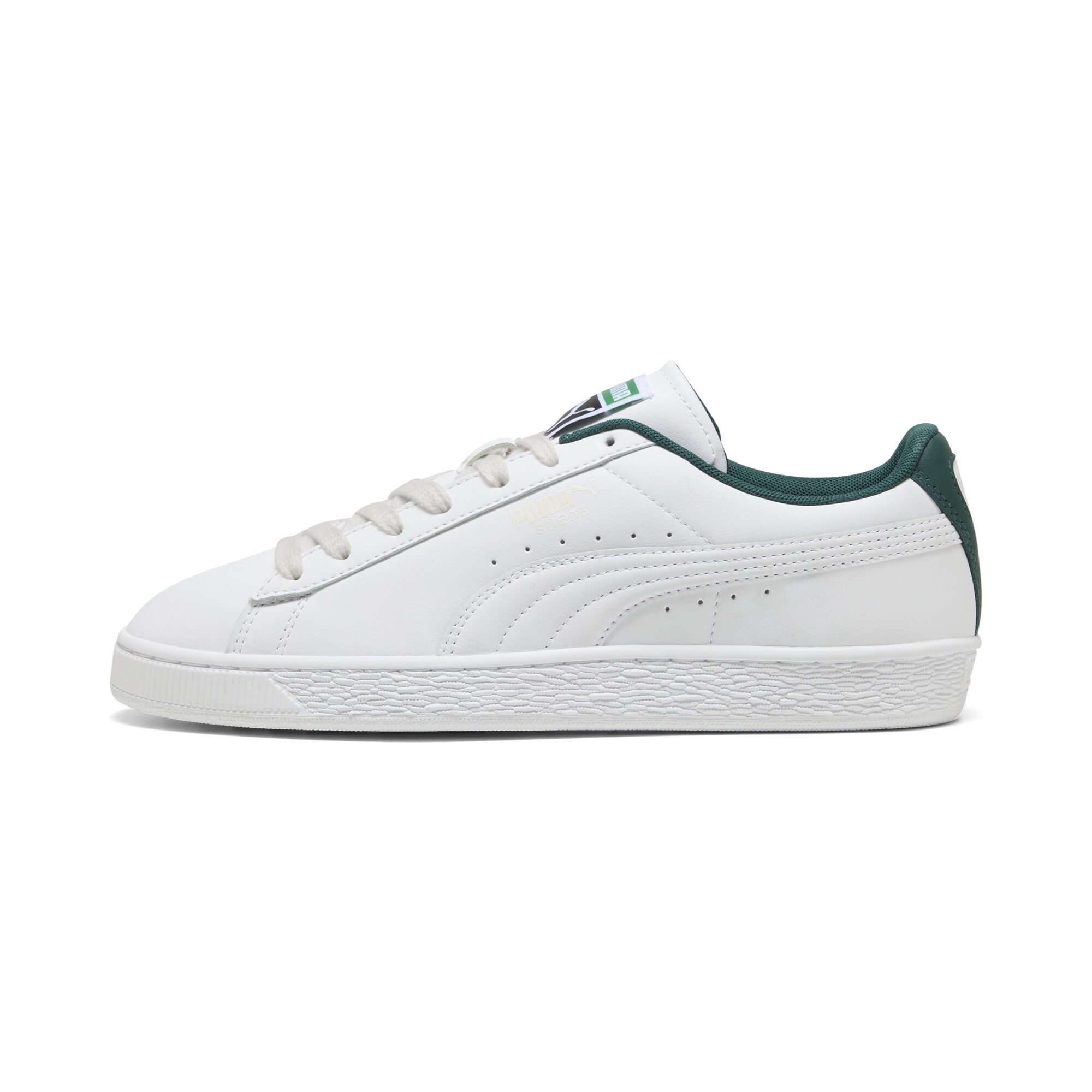 PUMA Suede Sneakers in White, Size 9.5