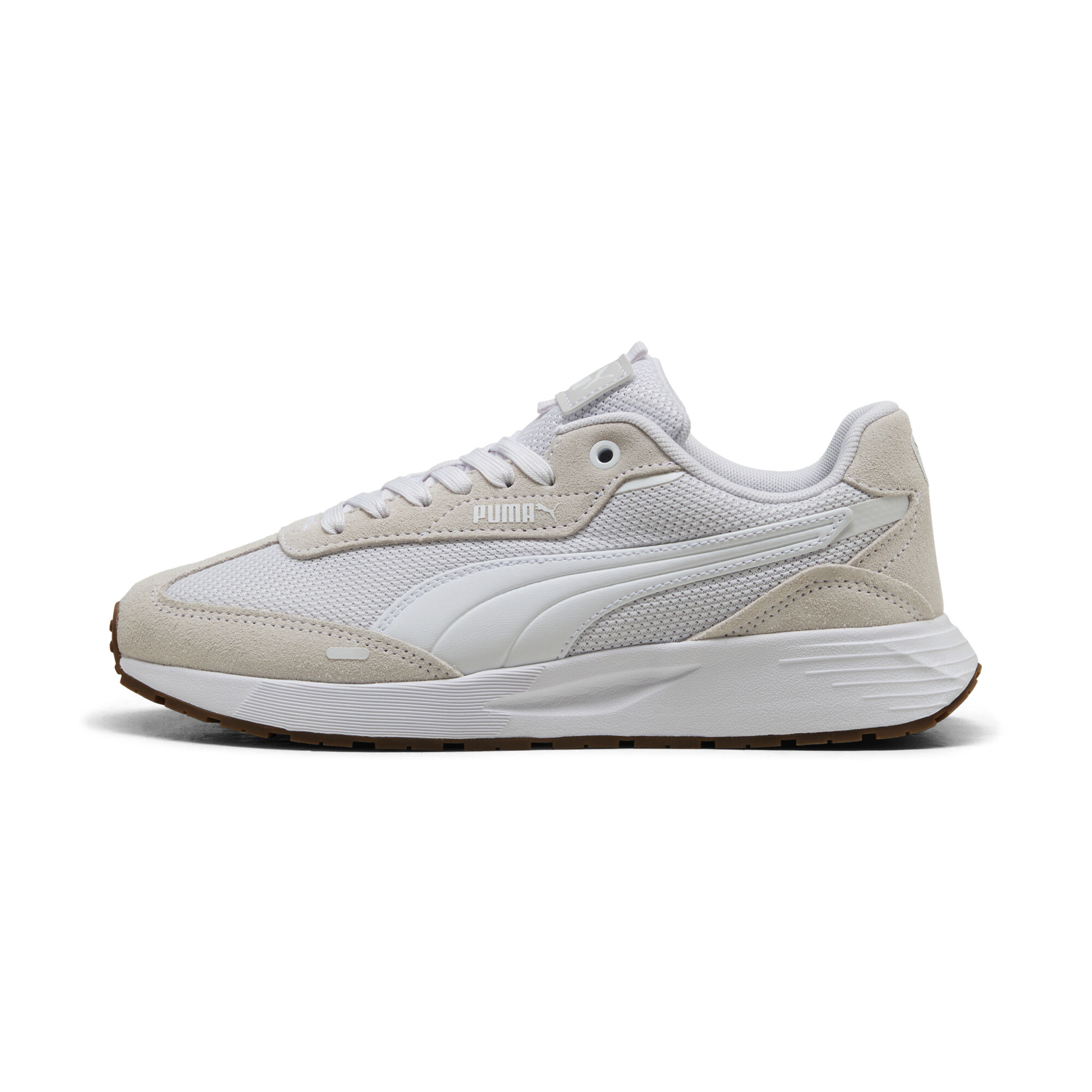 PUMA Runtamed Wind mesh sneakers uniseks, Grijs/Wit, Maat 47