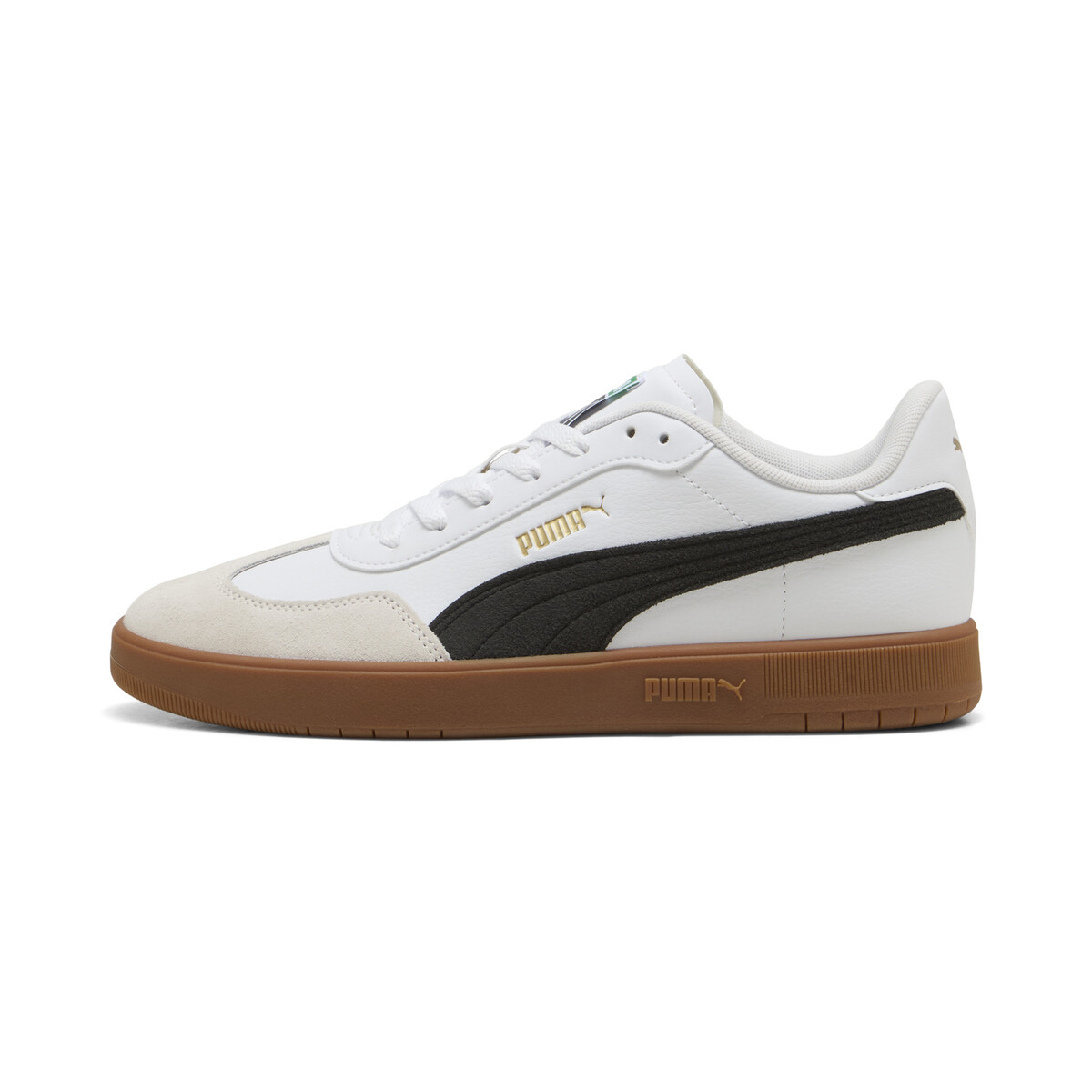 Ascenso II Sneakers Unisex in White/Black Gold Vapor Gray by PUMA, UK 8.5