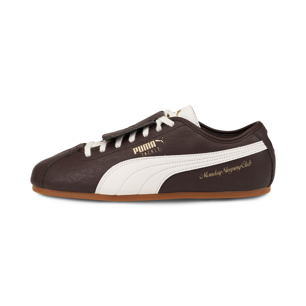 PUMA x Monday Sleeping Club Tackle Sneakers Unisex in Dark Chocolate/Warm White, UK 9