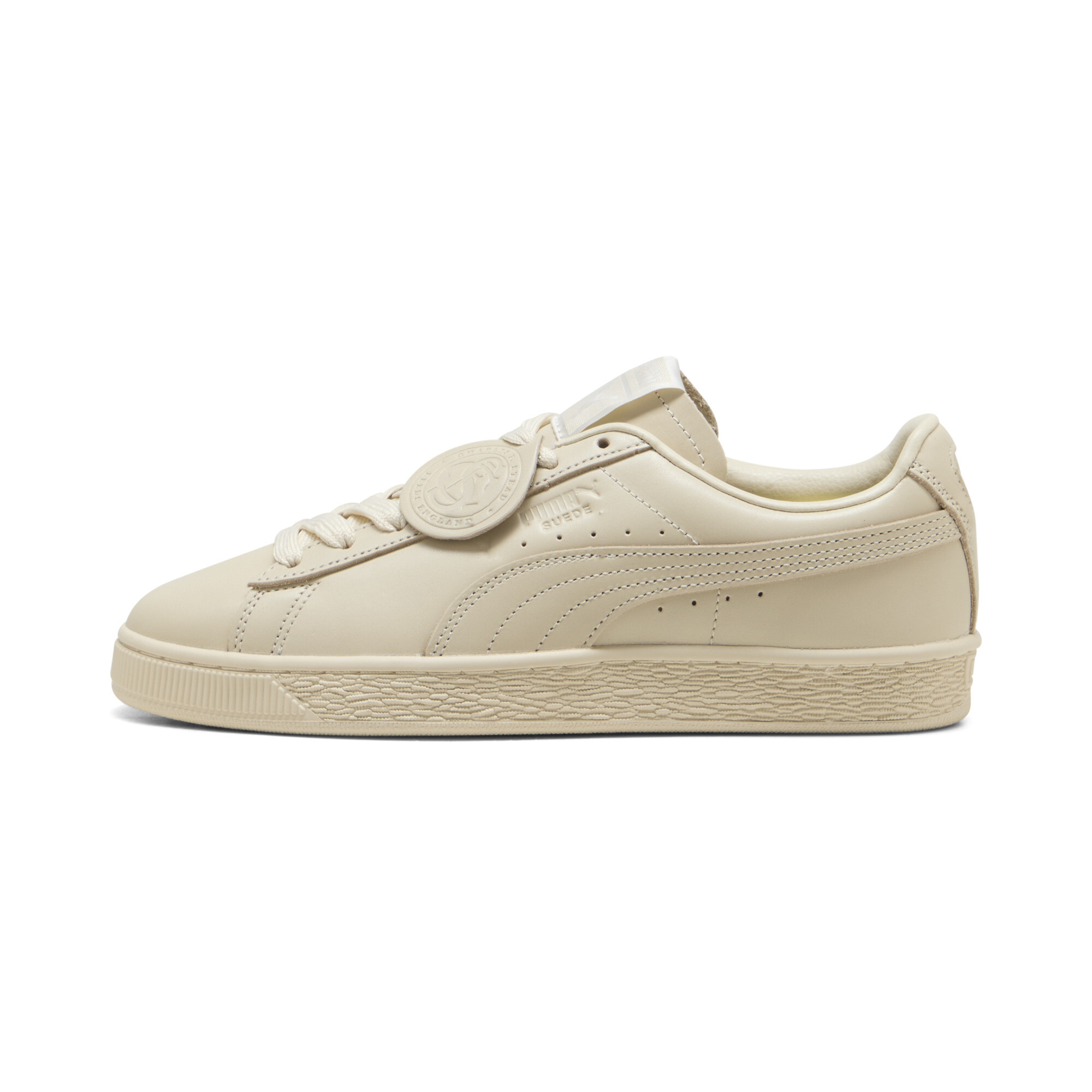 PUMA Suede Charles F. Stead Sneakers in White, Size 6.5