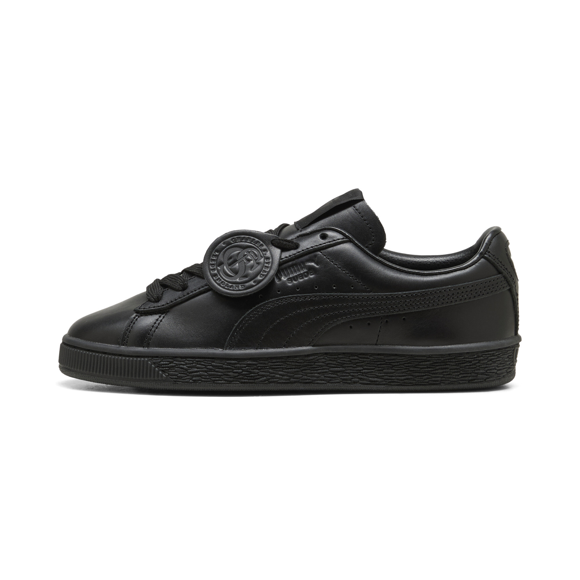 PUMA Sneakersy unisex Suede Charles F. Stead, Buty, Czarny, 44.5