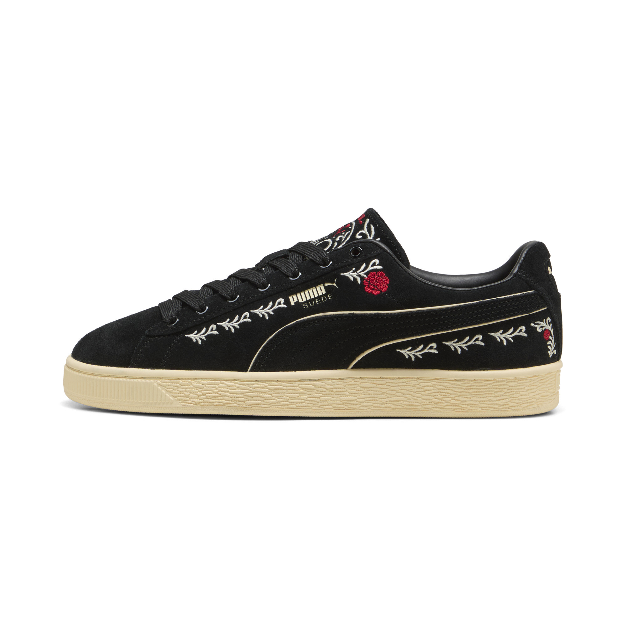 PUMA Suede Hasta La Muerte Sneakers in Black, Size 7.5