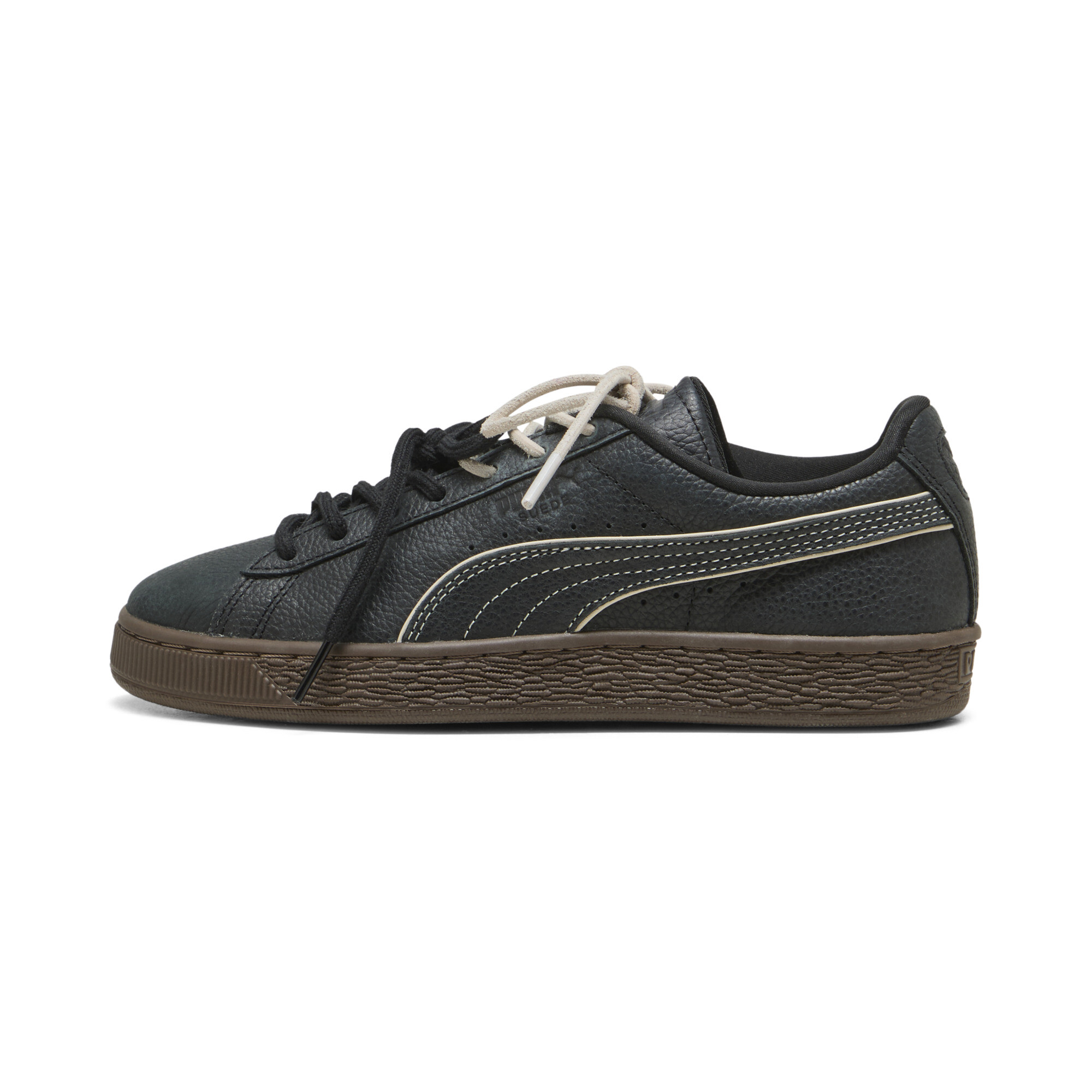 PUMA Suede Bloom Dress-Up Women's Sneakers in Black, Size 9