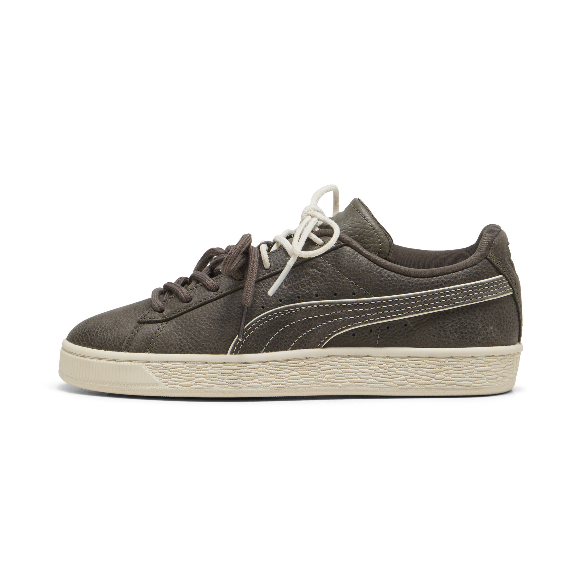 PUMA Suede Bloom Dress-Up Women's Sneakers in Grey, Size 7.5