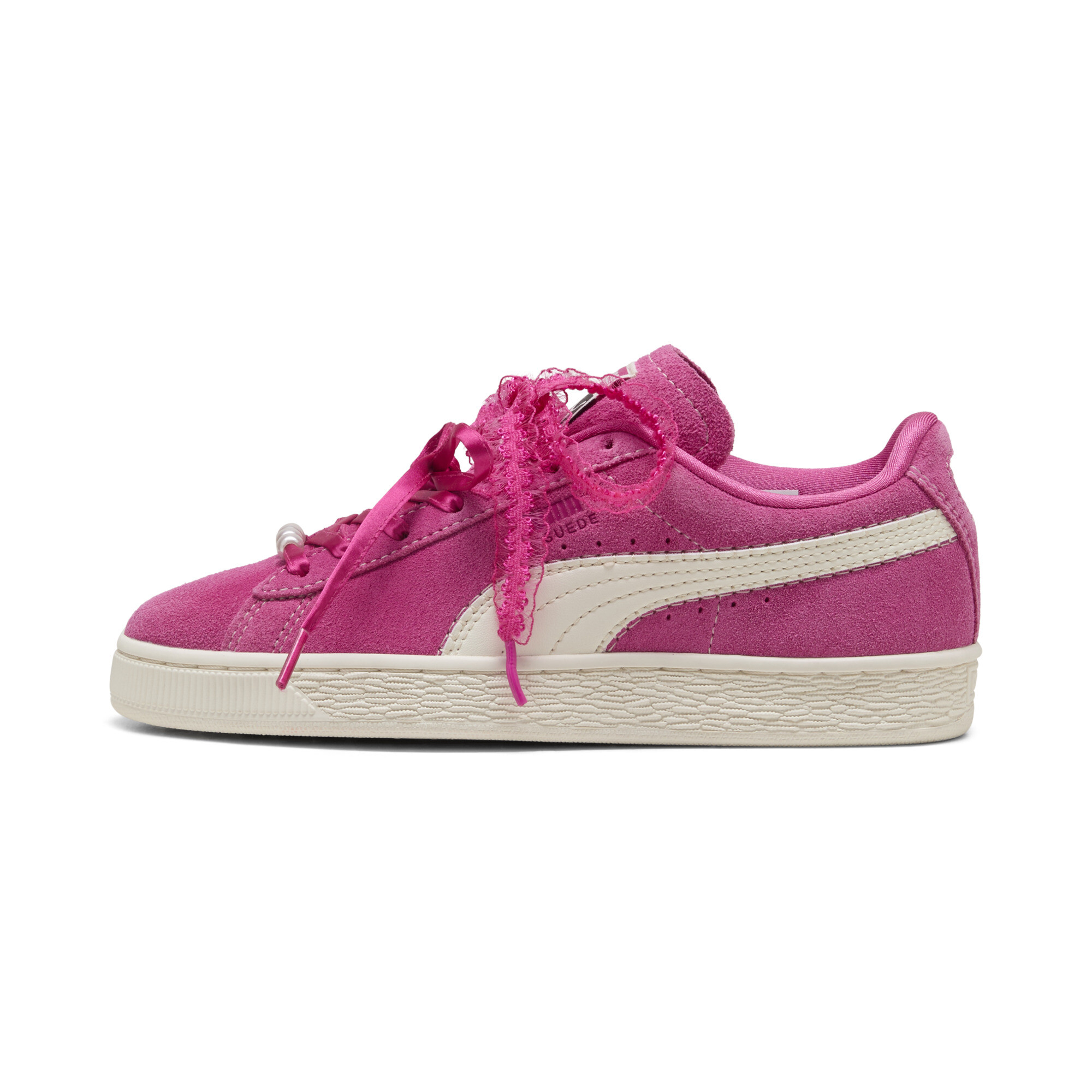 PUMA Suede Bloom Big Kids' Sneakers in Pink, Size 4