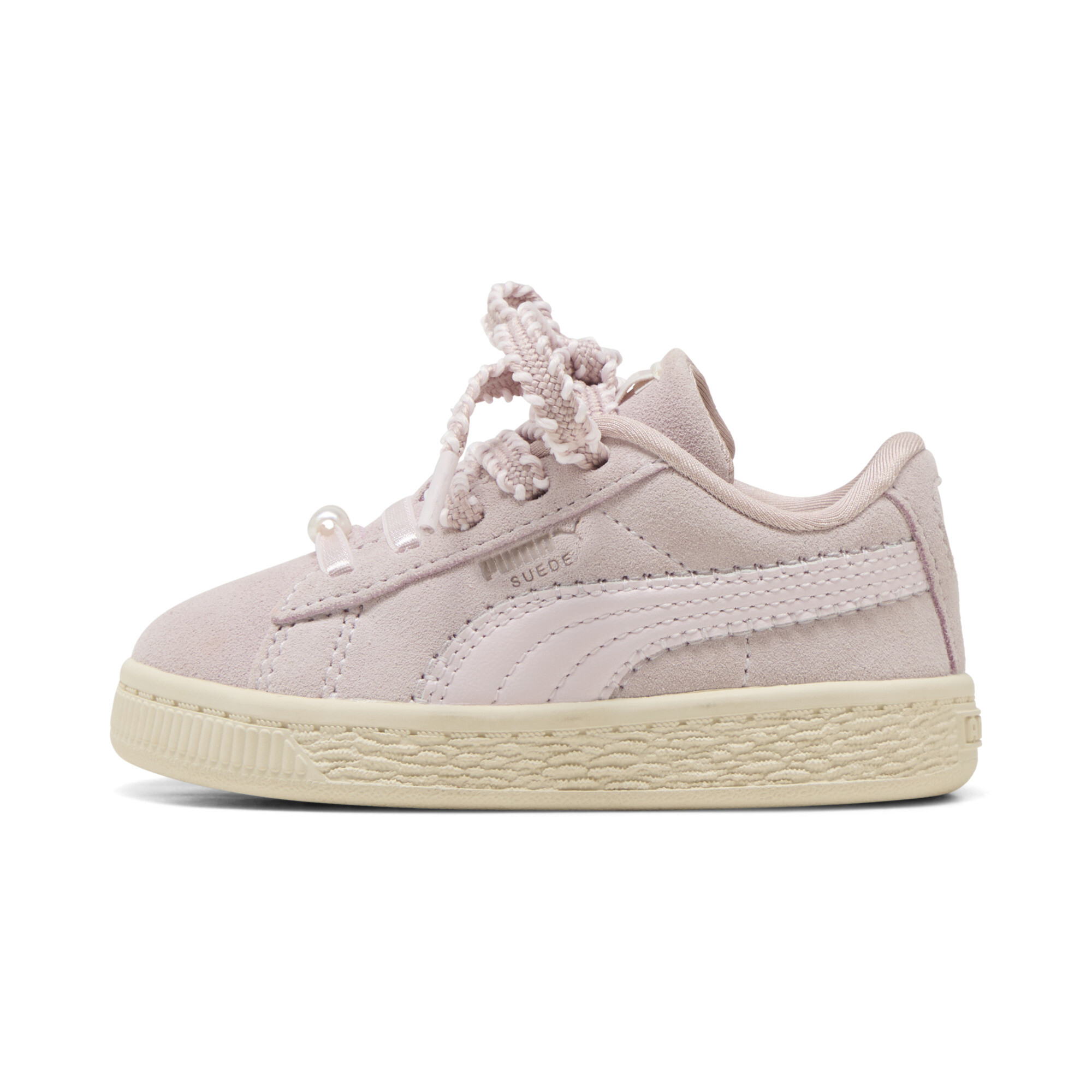 PUMA Suede Bloom Athletic Shoe - Baby / Toddler - Misty Pink / Powder Pink